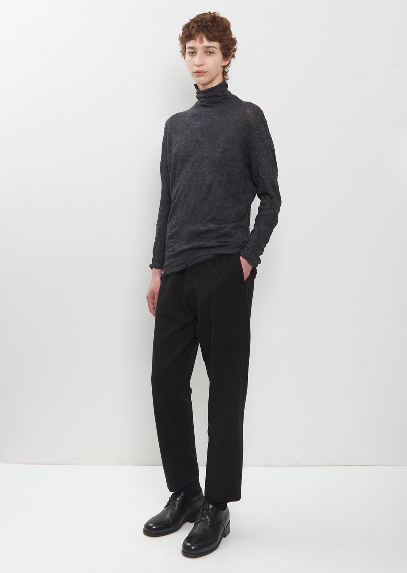 Premium Wool Tweed Tapered Pants 4