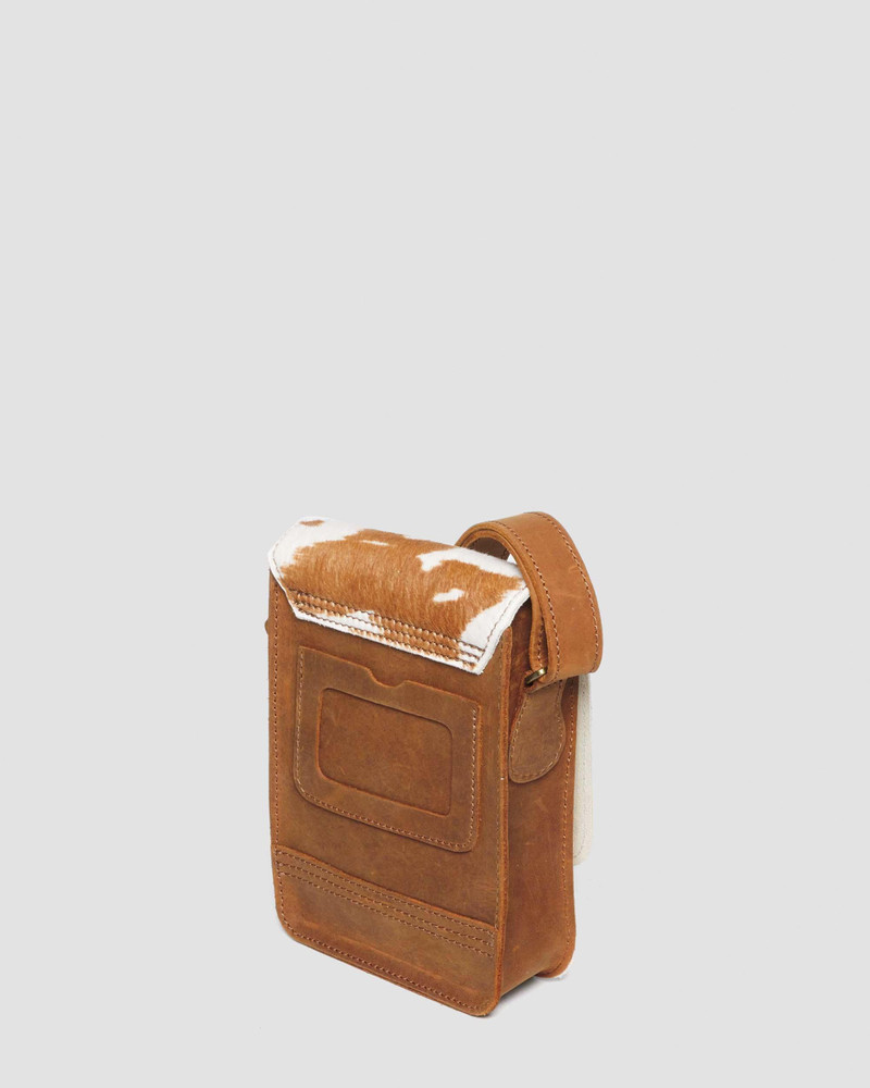 Hair-On Cow Print Vertical Crossbody Bag 8
