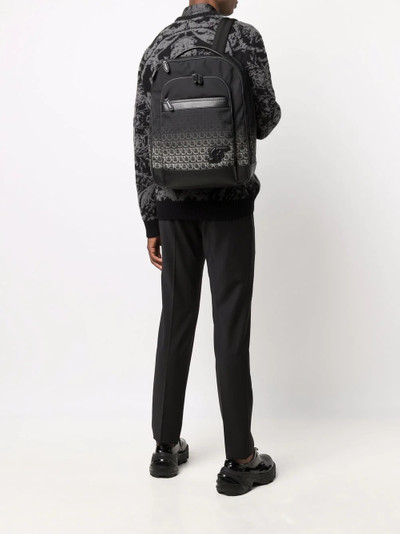 Salvatore Ferragamo embossed-logo backpack outlook