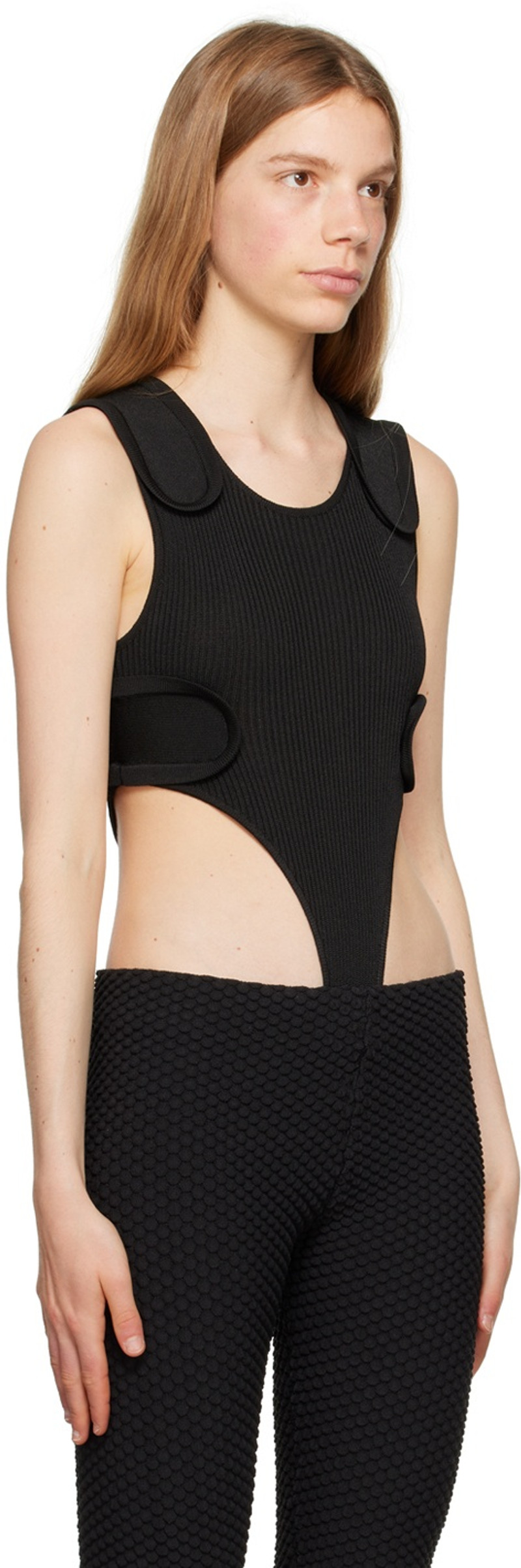 BEVZA Black Bronik Bodysuit outlook