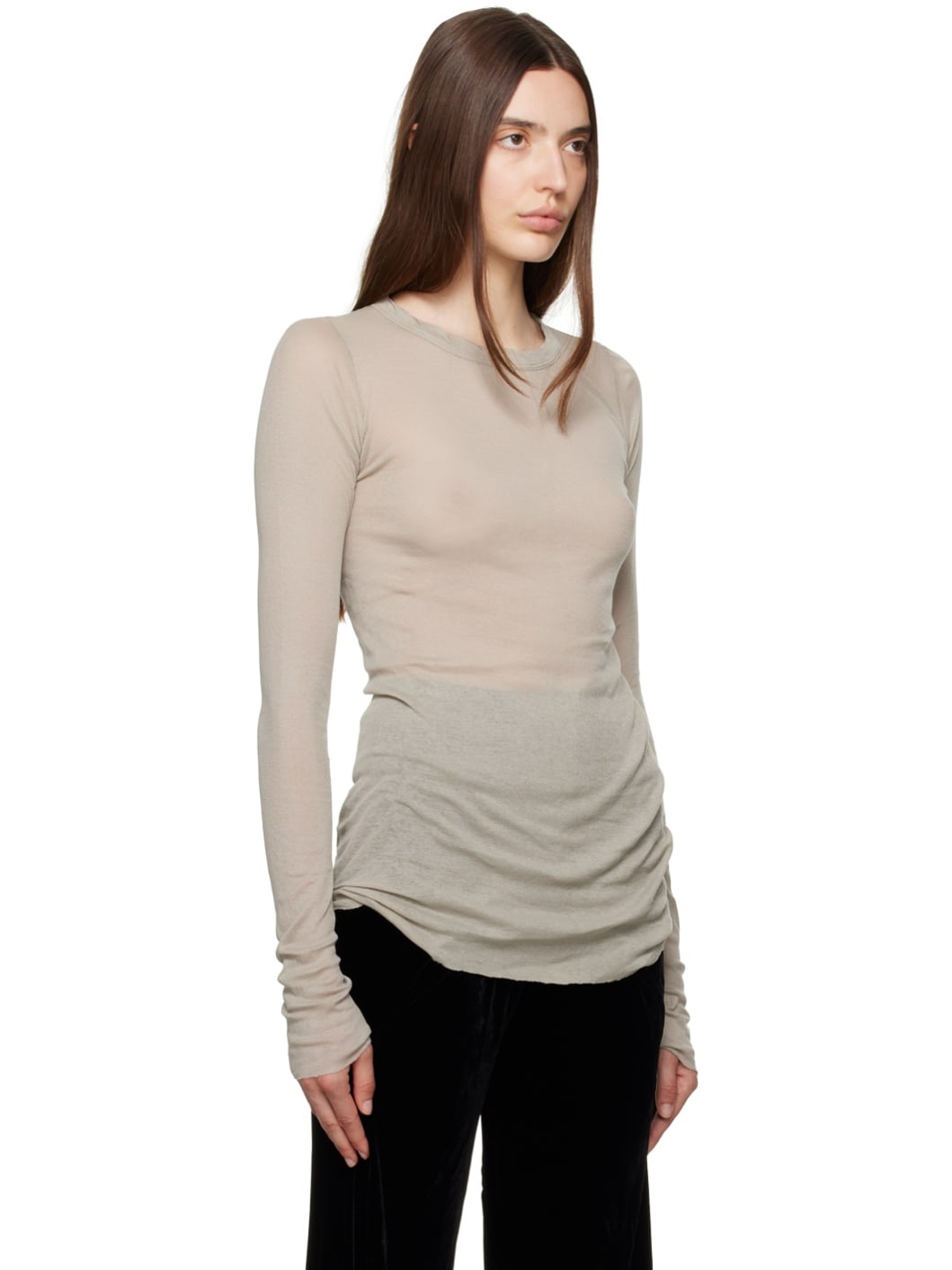 Tシャツ・カットソー RICK OWENS Women Tunic Tops RO02C1155 SEM1 3408 GREY RICK OWENS - TOP - Rick Owens
