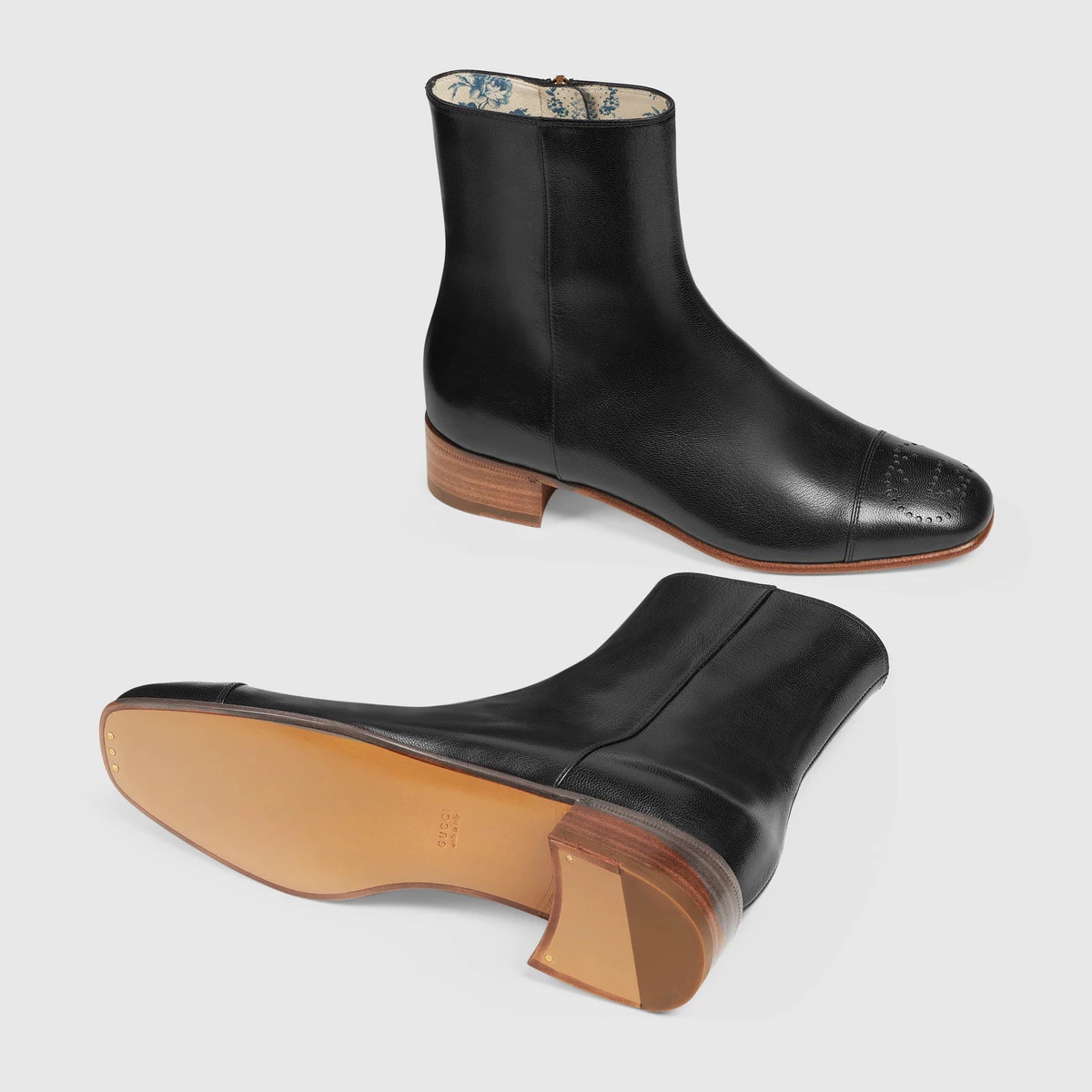 Women's ankle boot with Interlocking G - 5