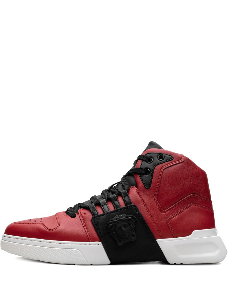 Medusa Strap high-top "Red/Black/White" sneakers 1