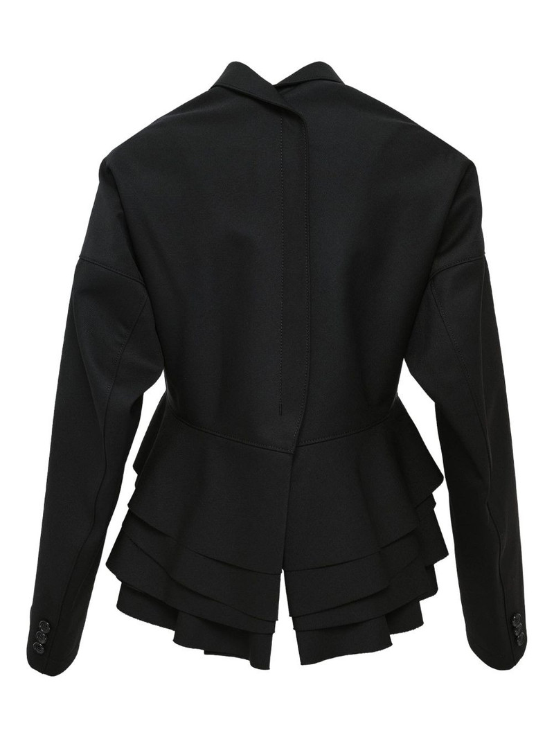 TAO Comme Des Garçons ruffled peplum jacket outlook