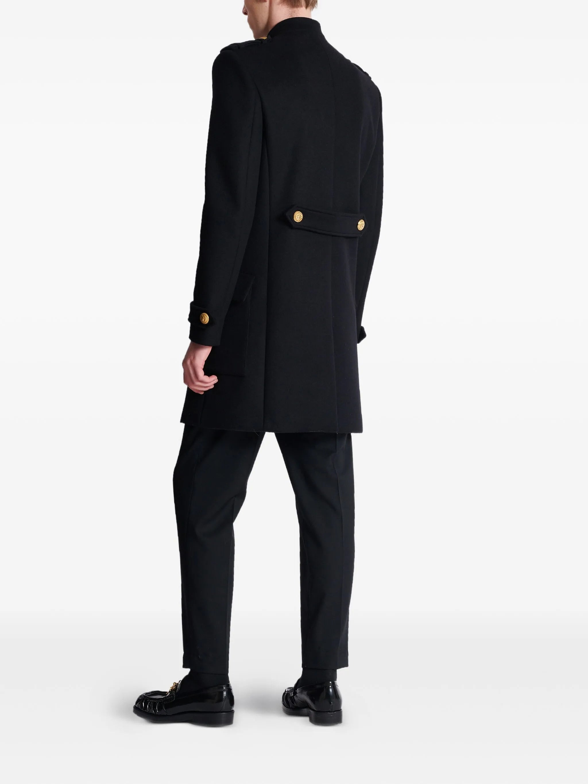 Balmain Detachable-bib Coat - 3