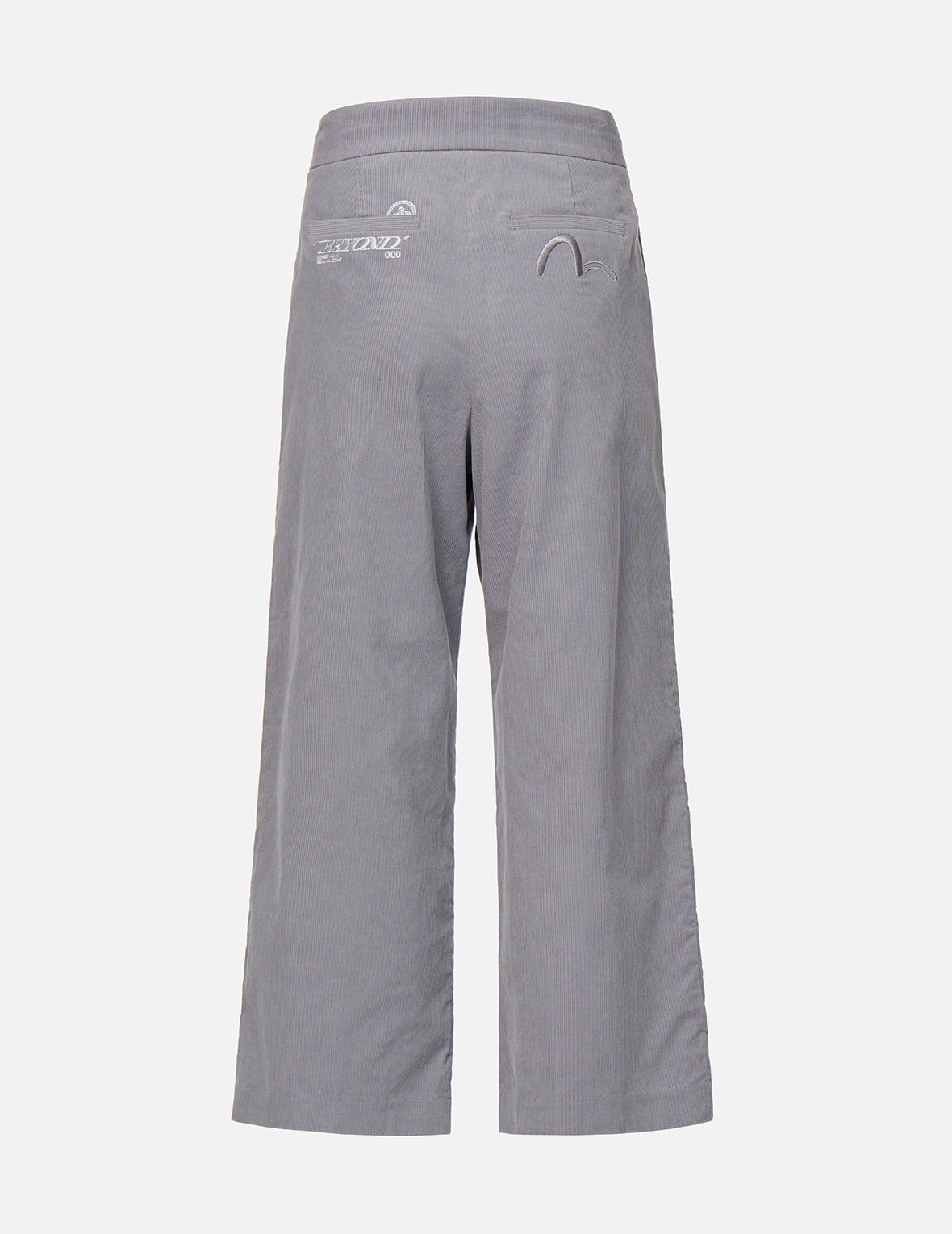Belted Corduroy Wide Leg Pants - 8