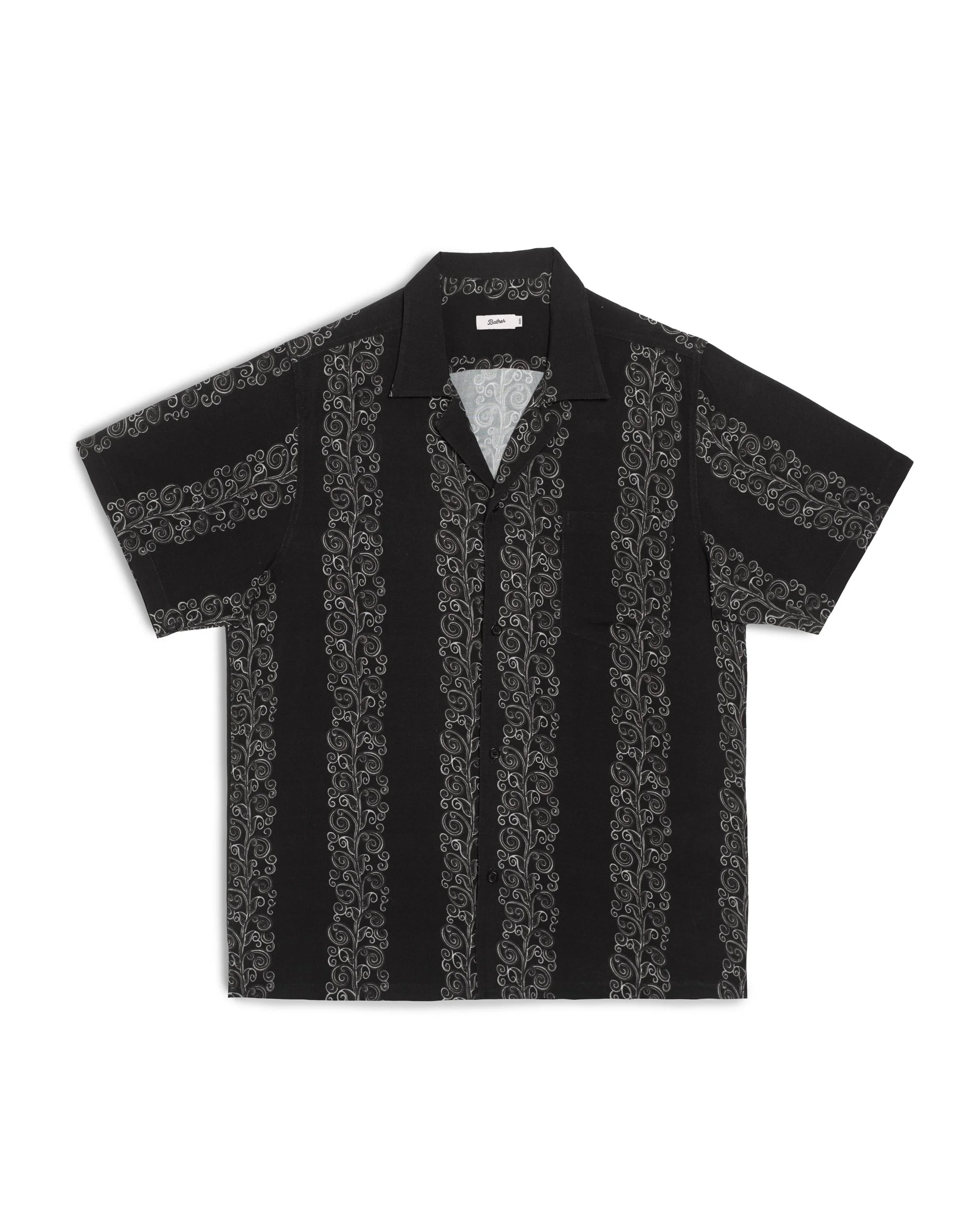 Black Fiesta Camp Shirt - 1