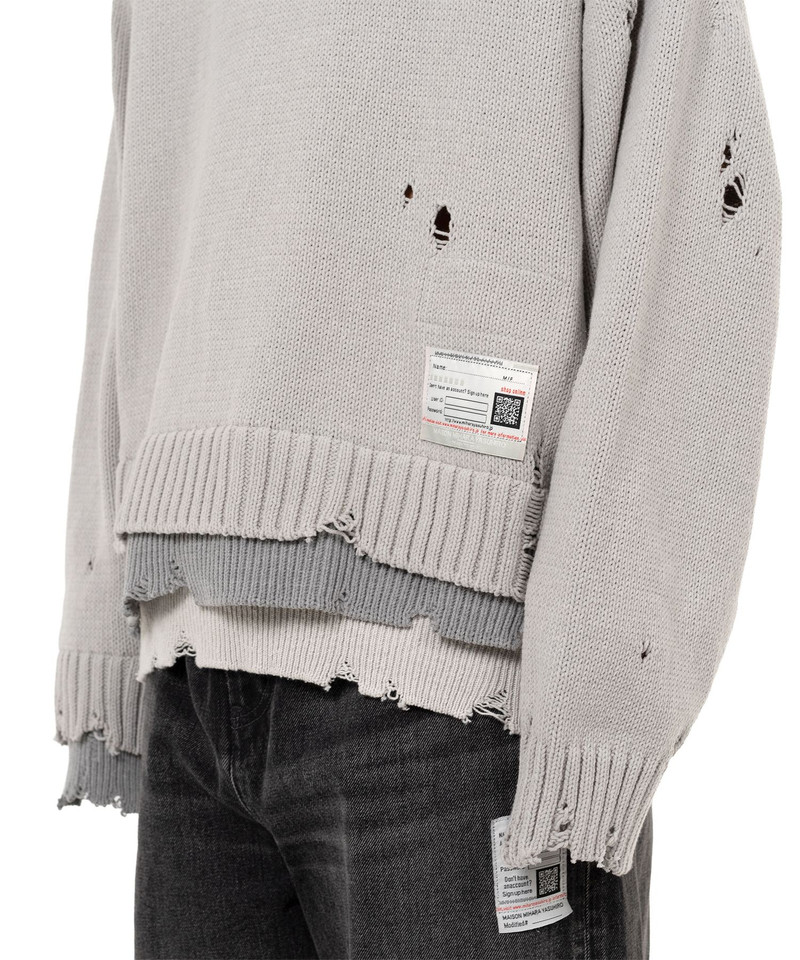 Triple Layered Knit Sweater 13