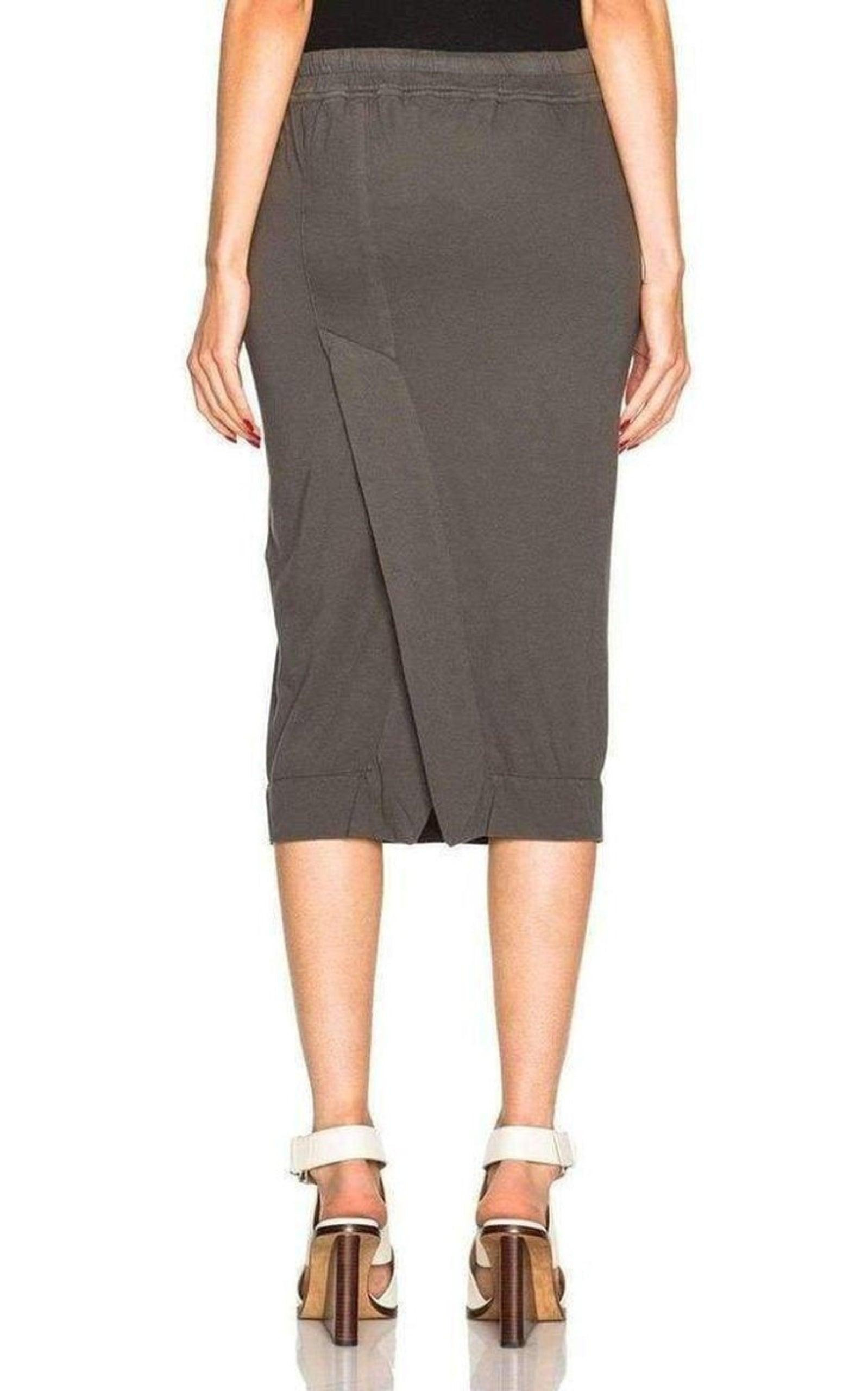 Cotton Pillar Grey Skirt - 5