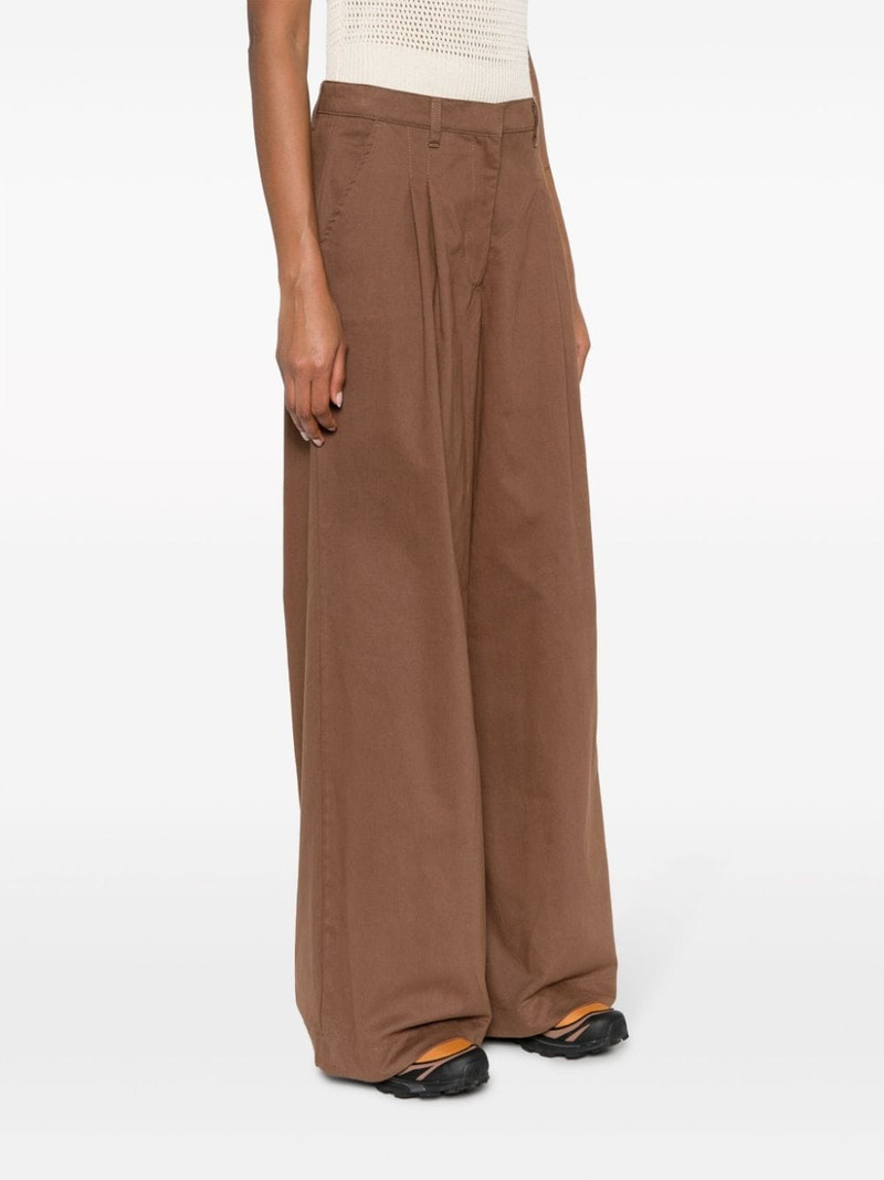 wide-leg cotton trousers 3