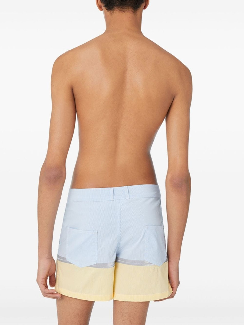 striped drawstring swim shorts 3