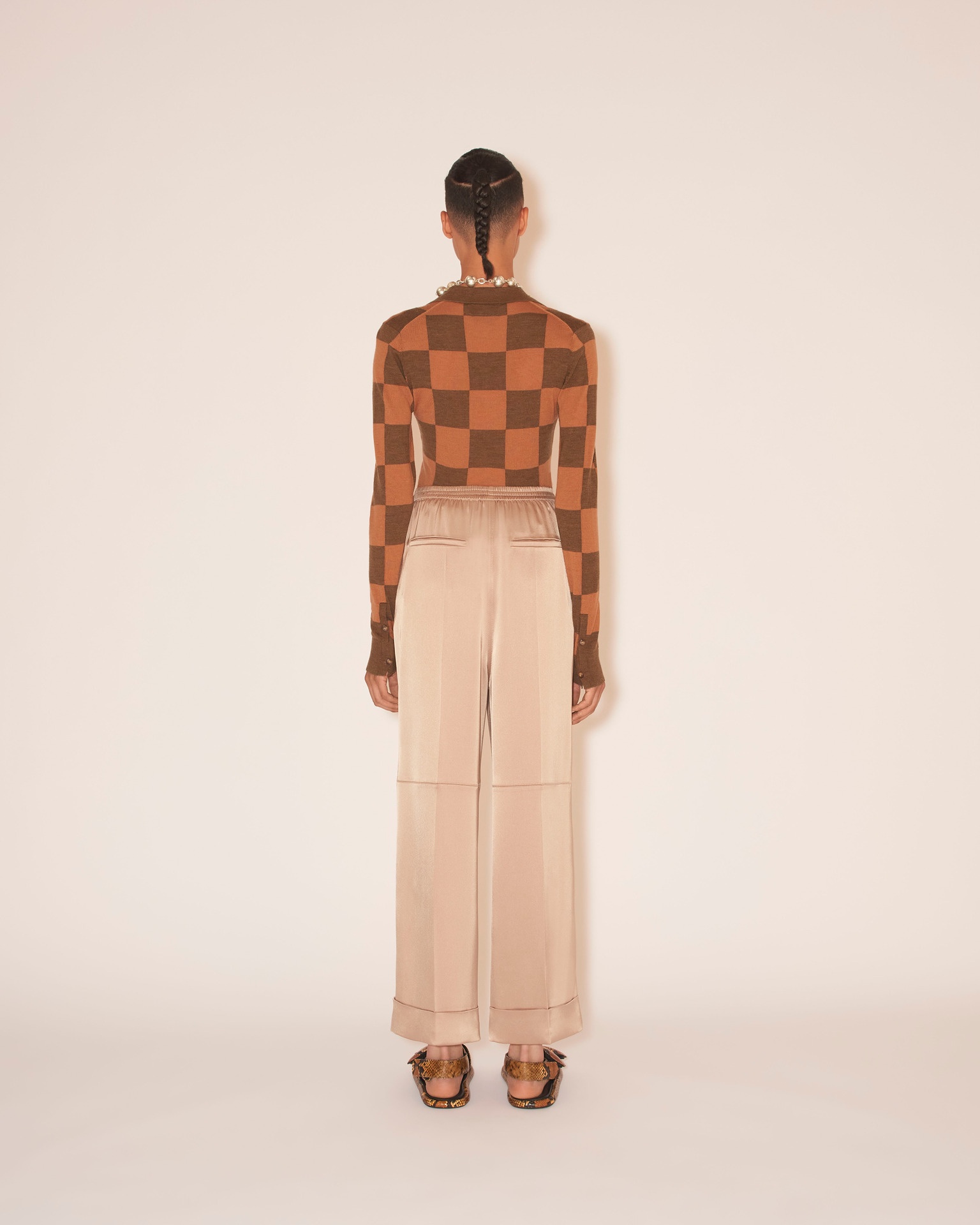 CEIRA - Elasticated trousers - Dune - 2