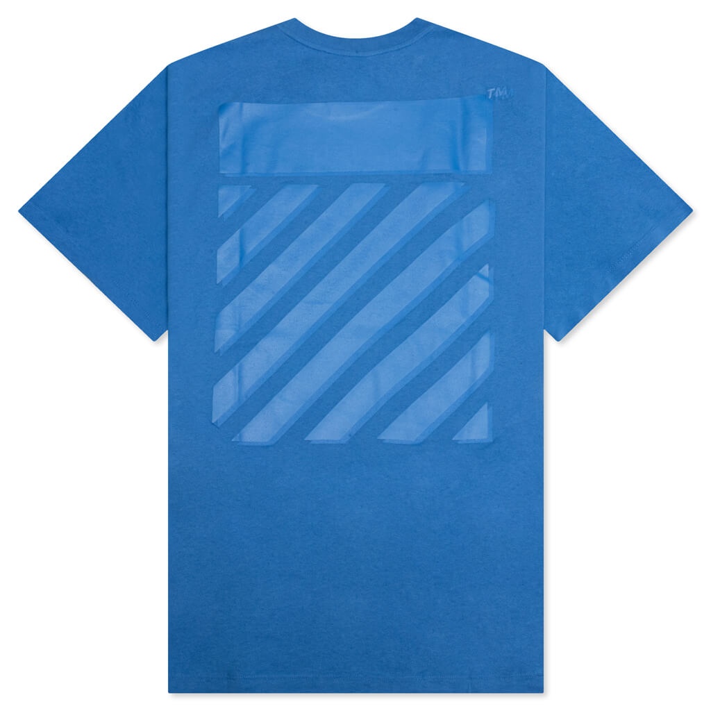 OFF-WHITE C/O VIRGIL ABLOH DIAG TAB OVER S/S TEE - PEACOCK - 2