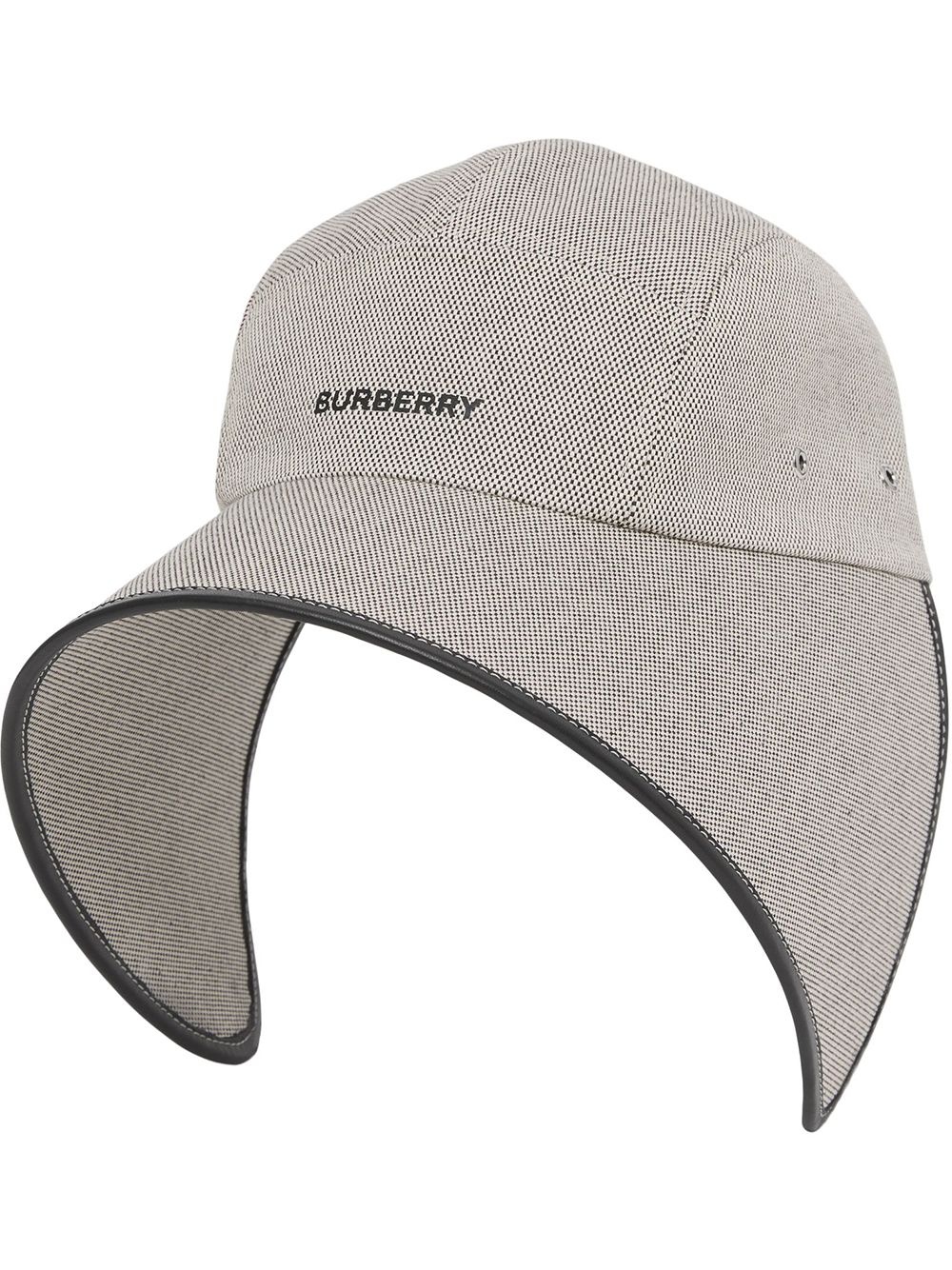 logo-print bonnet cap - 1