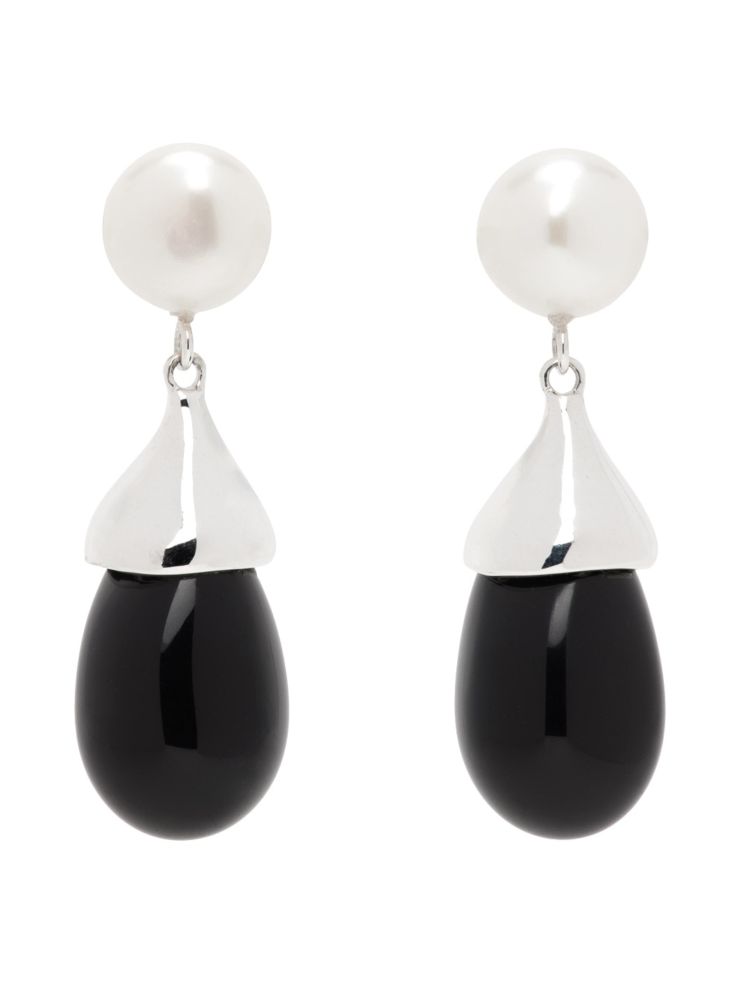 Silver Audrey Earrings - 1