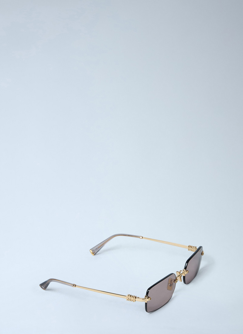 Miu Miu Rectangular Rimless Sunglasses outlook