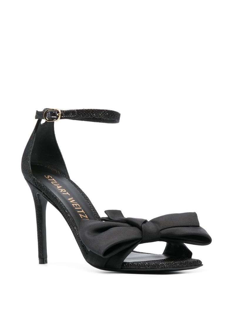 100mm bowl detail stiletto sandals - 2