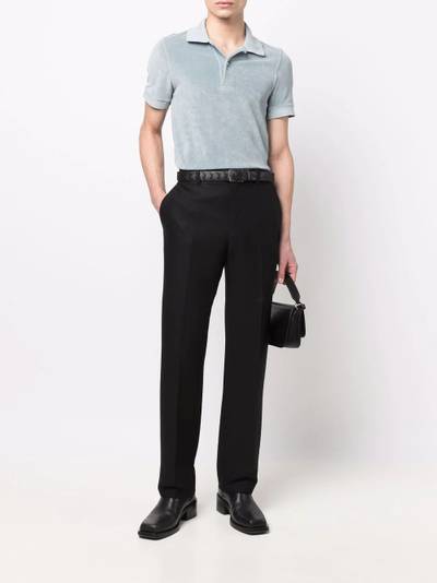 TOM FORD terry-cloth cotton polo shirt outlook