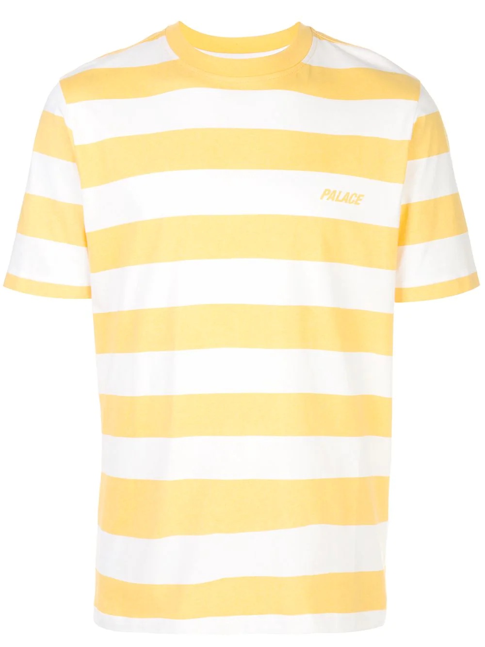 striped logo print T-shirt - 1