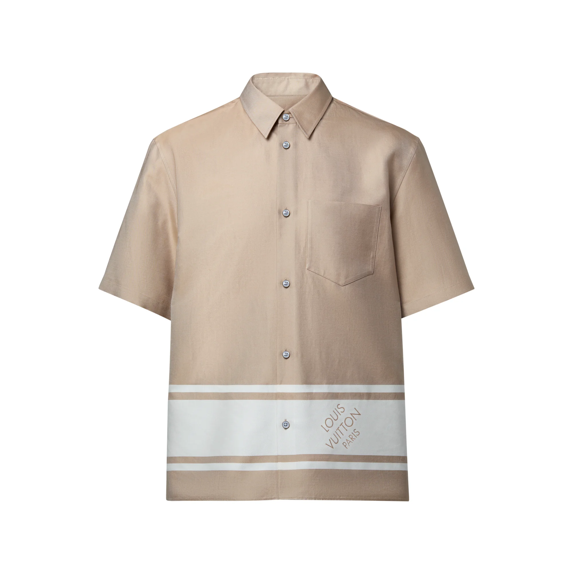 Jacquard Short-Sleeved Shirt - 1