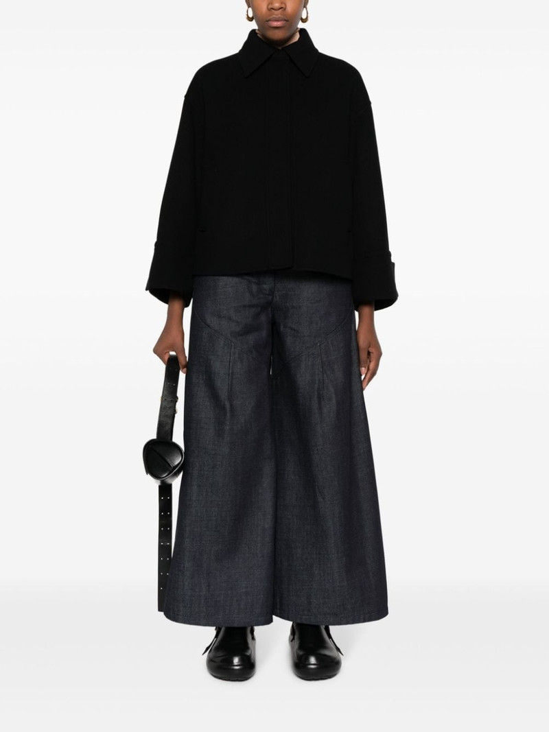 Jil Sander cropped wide-leg trousers outlook