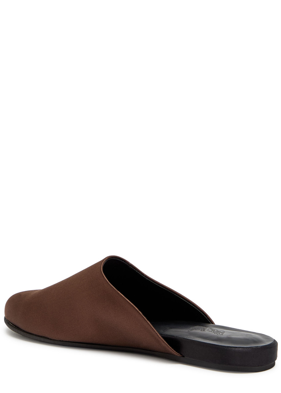 Ancient Greek Sandals The Slipper Satin Mules - 2