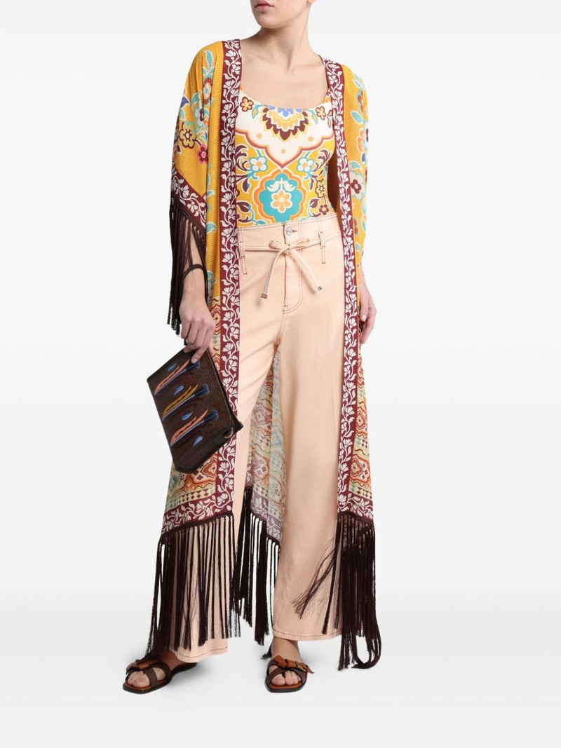 Etro belted cropped trousers outlook