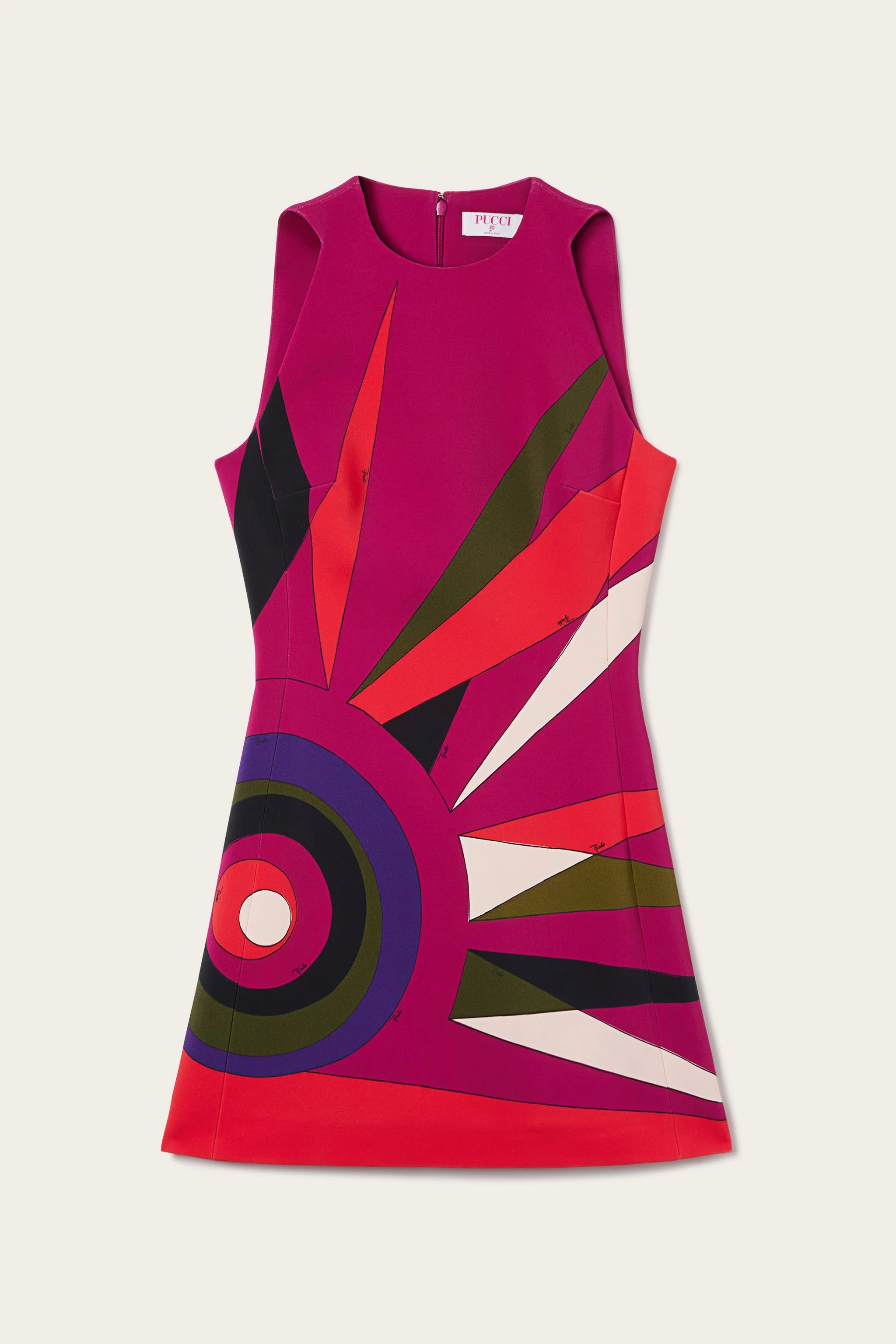 HAWAII PRINT A-LINE DRESS - 1