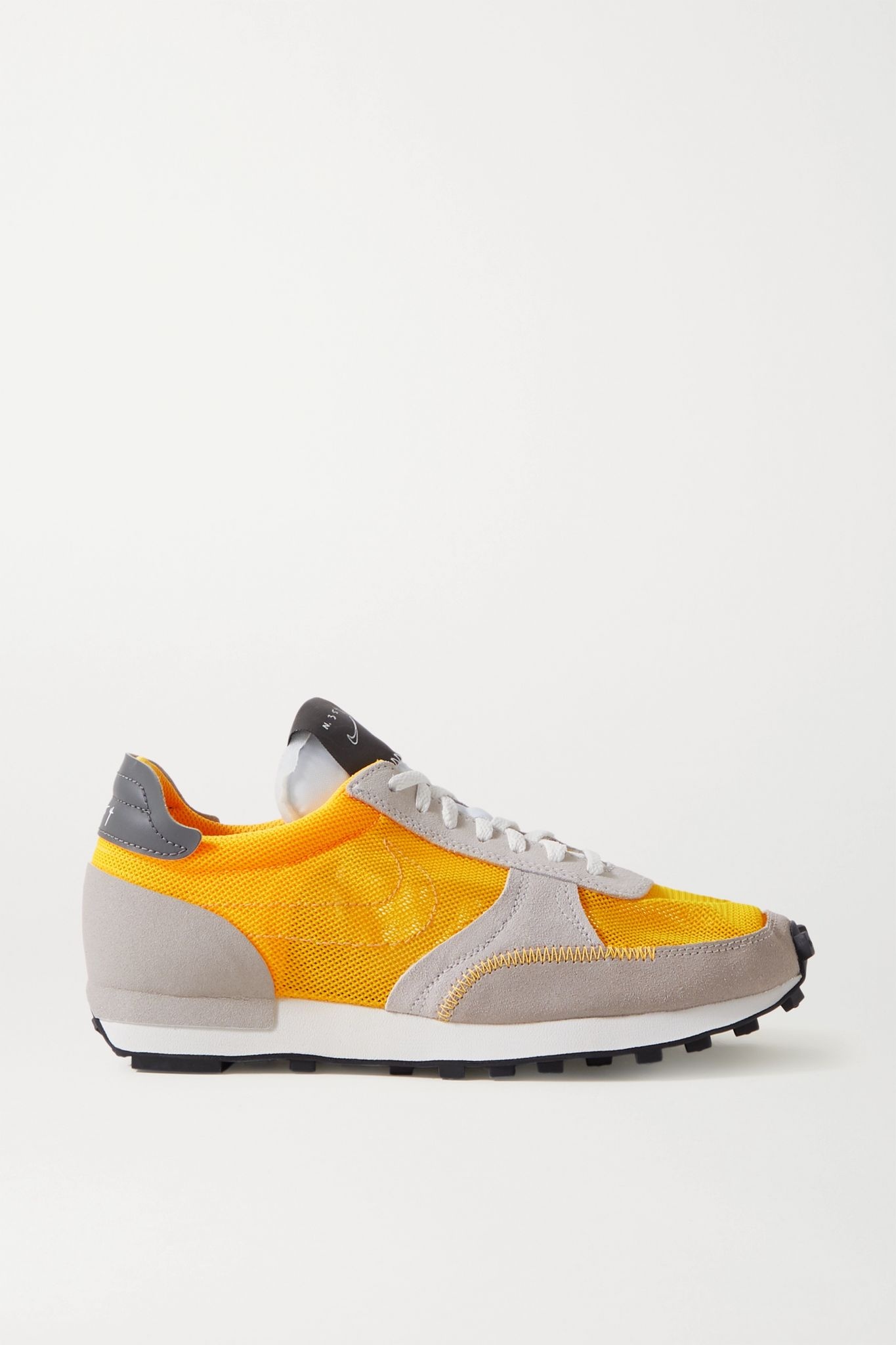 Daybreak leather-trimmed mesh and suede sneakers - 1