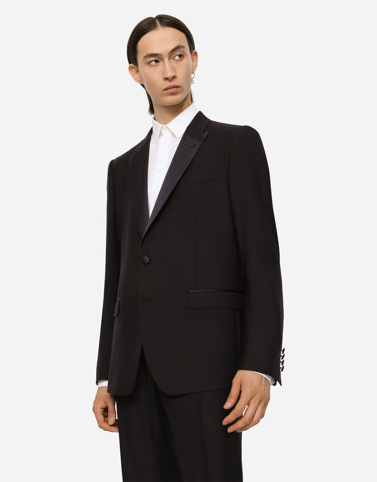 Single-breasted wool Martini-fit tuxedo suit - 4