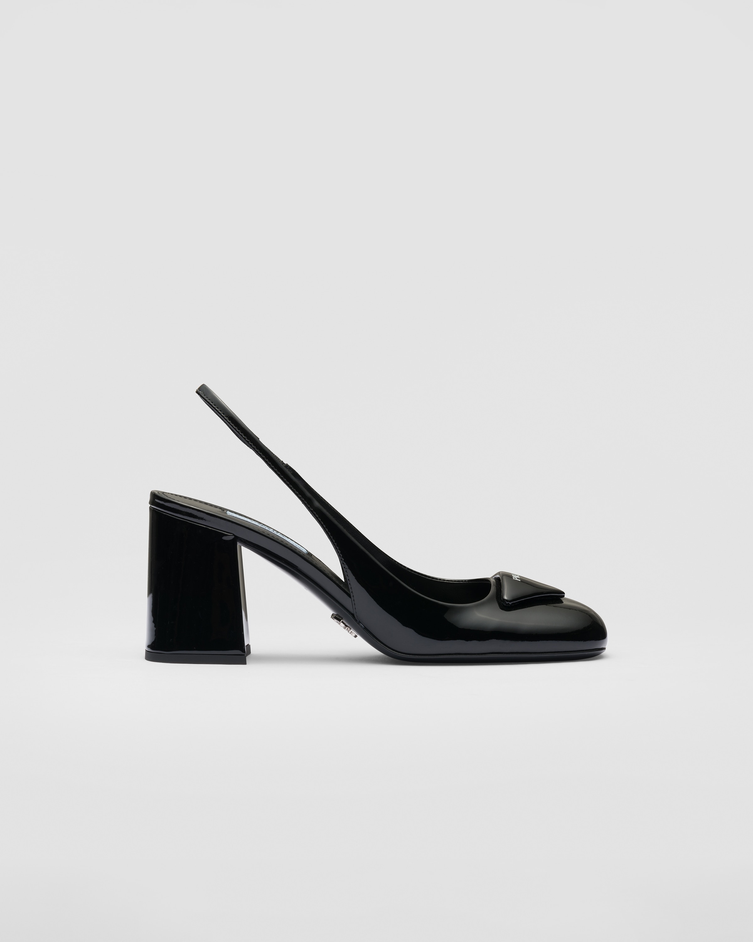 Patent leather slingback pumps - 2