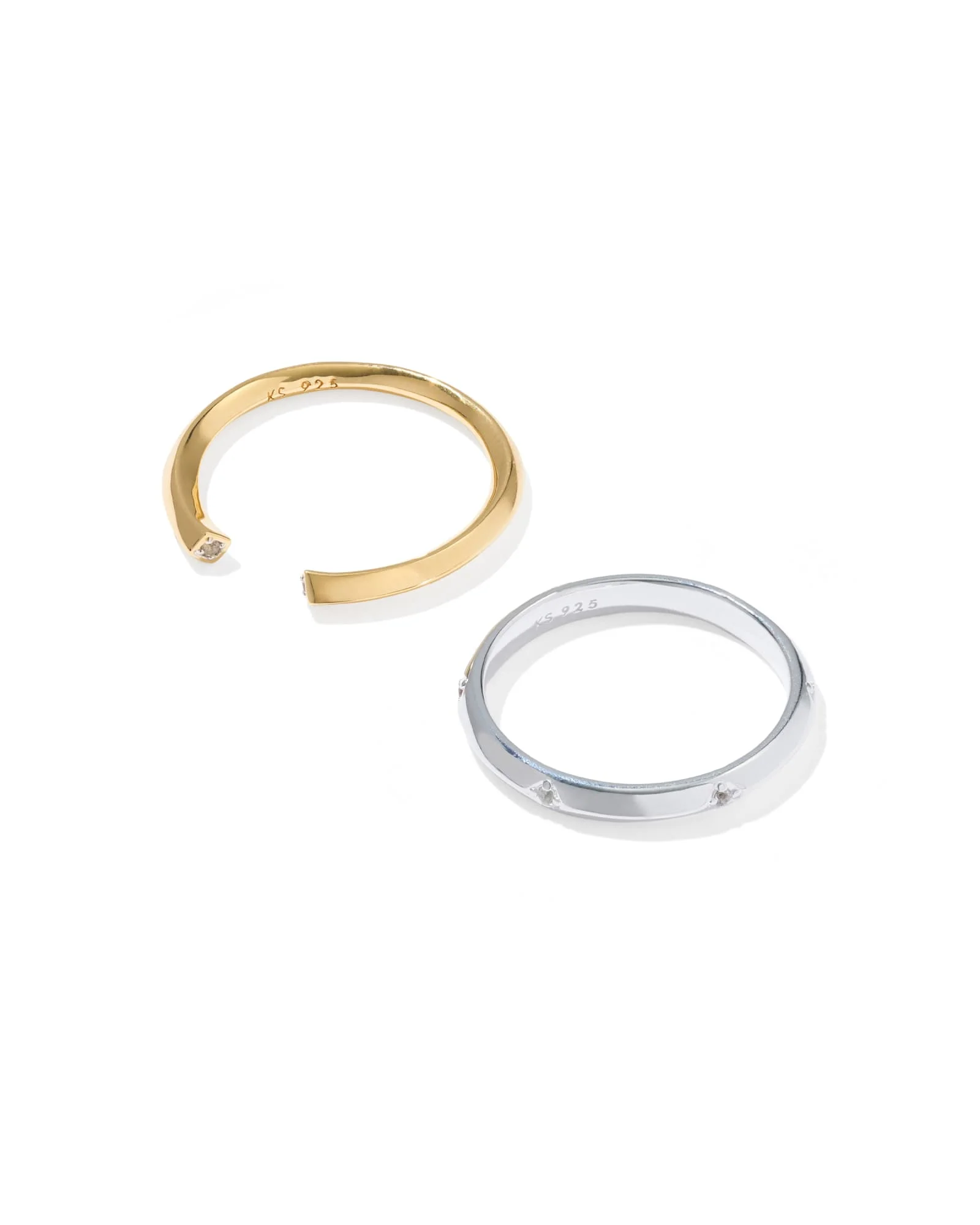 Alani Mixed Metal Ring Set - 1