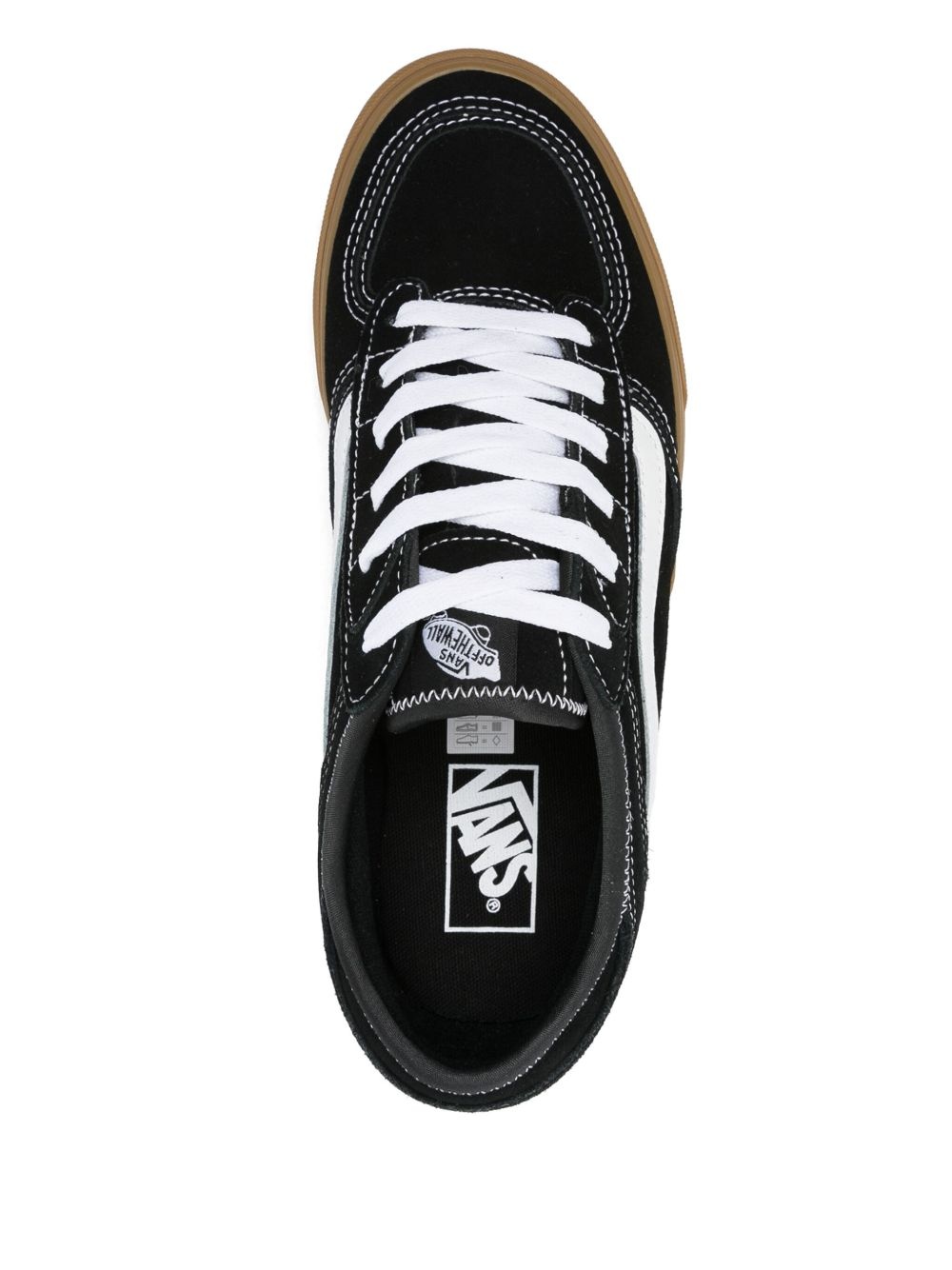 contrast-stitching sneakers - 4