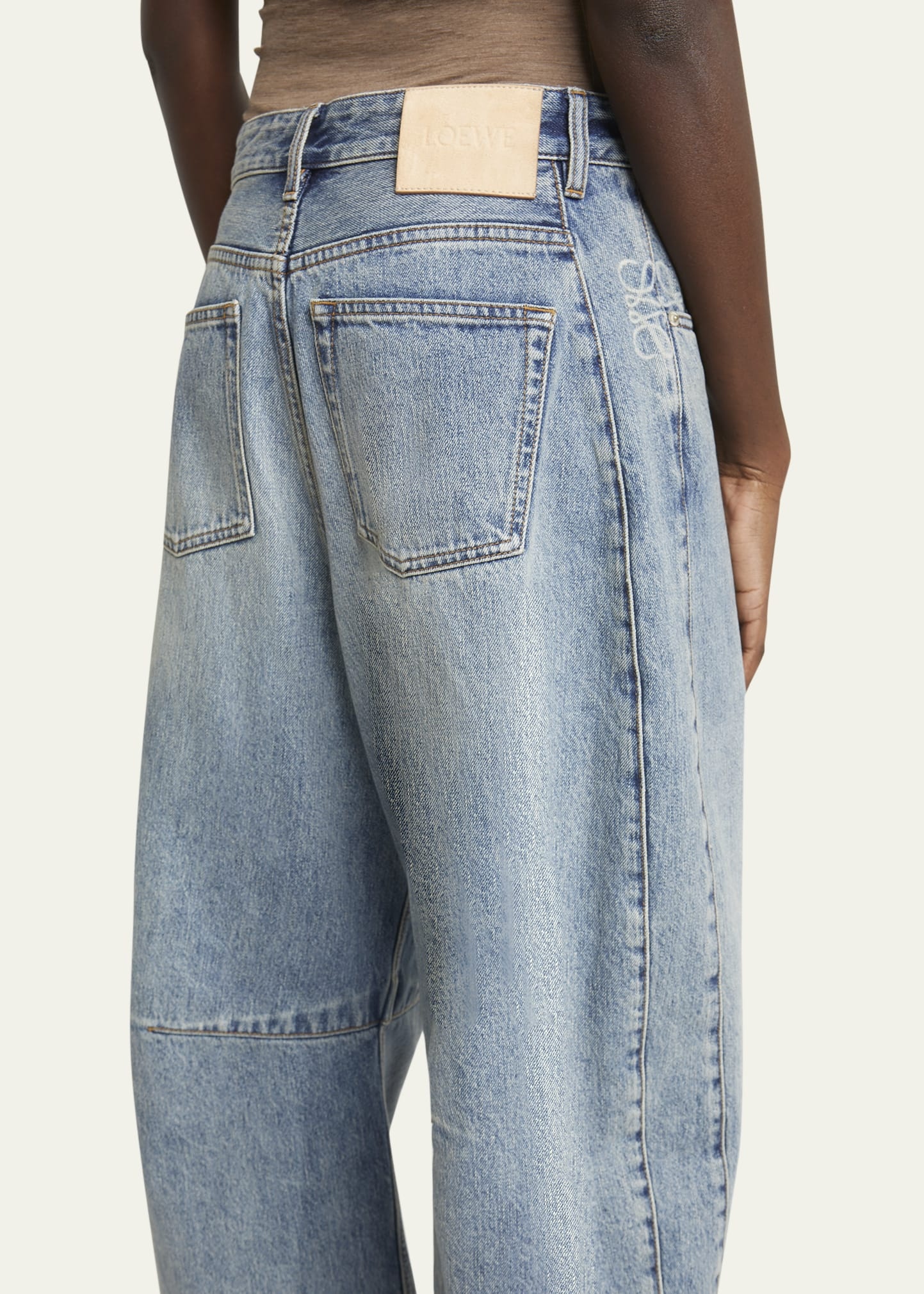 Anagram Barrel Leg Jeans - 5