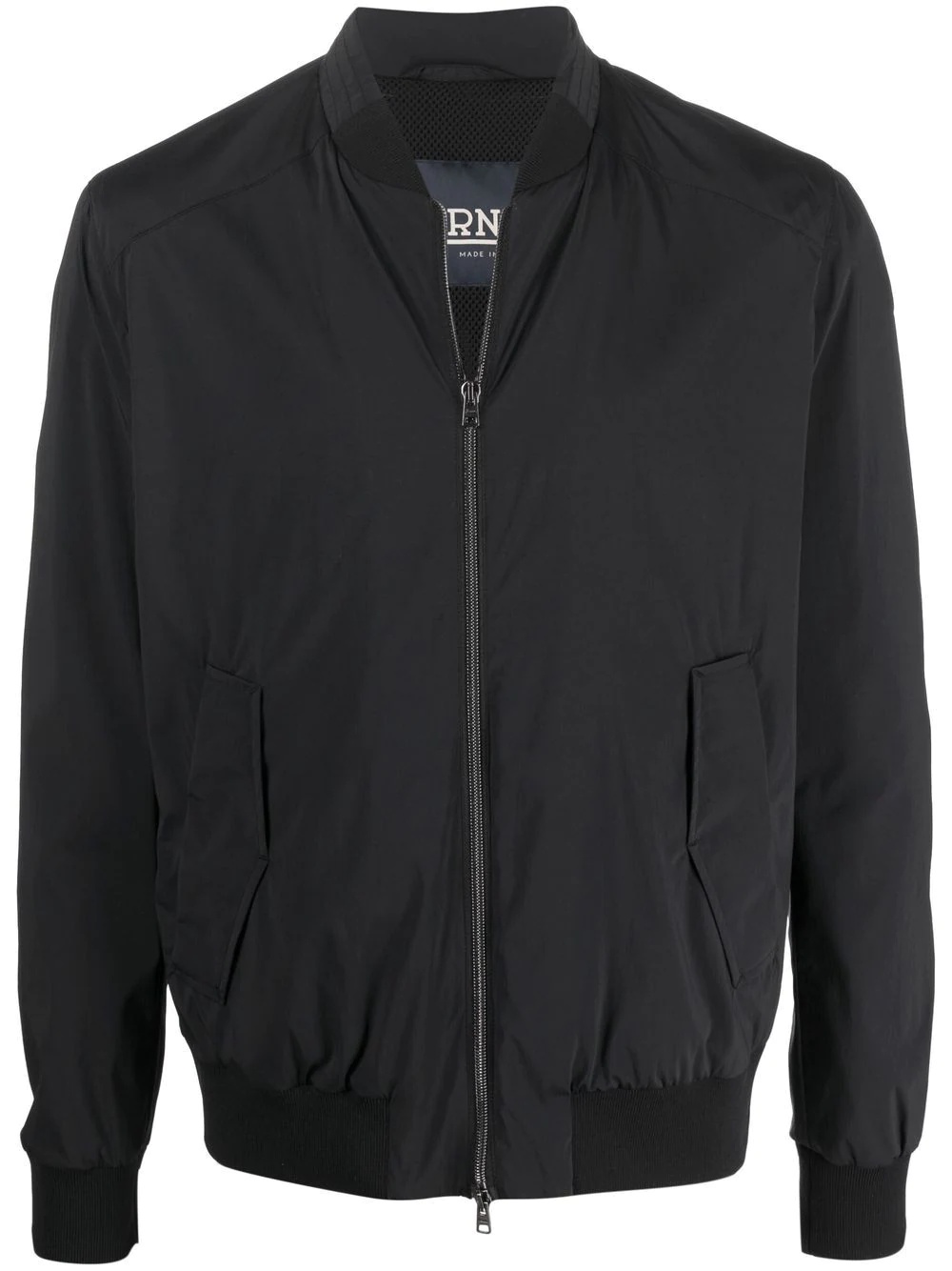 zipped-up bomber jacket - 1