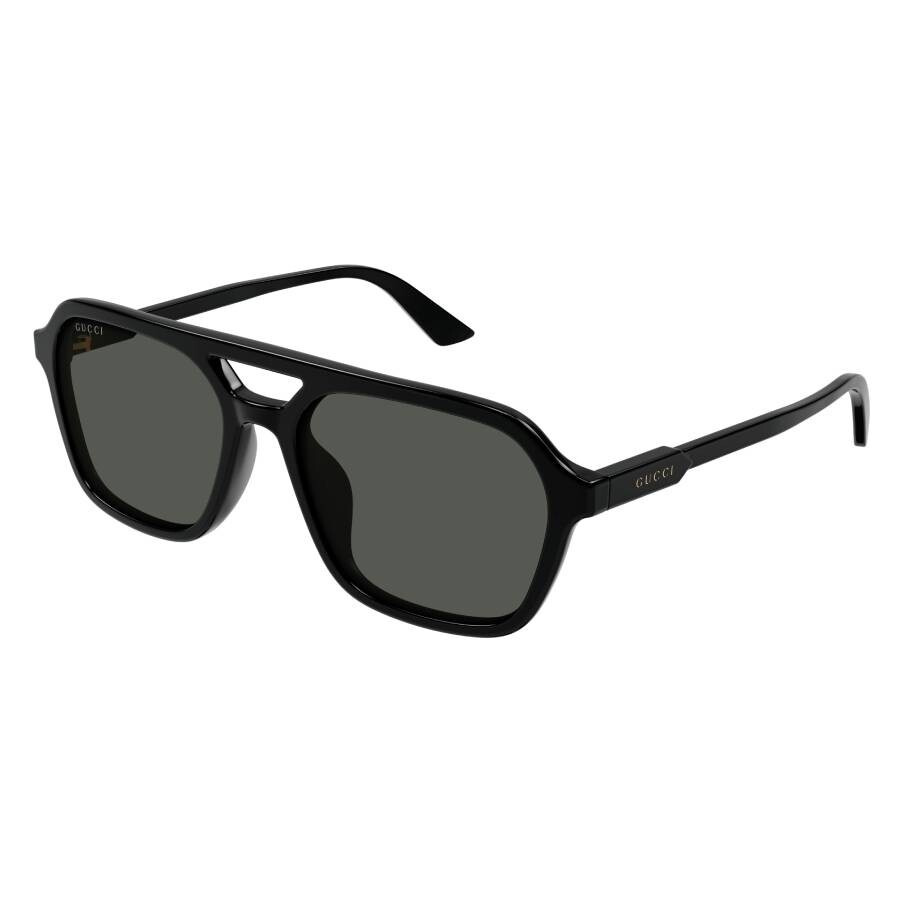 Gucci Grey Navigator Men's Sunglasses GG1823SA 001 57 - 2