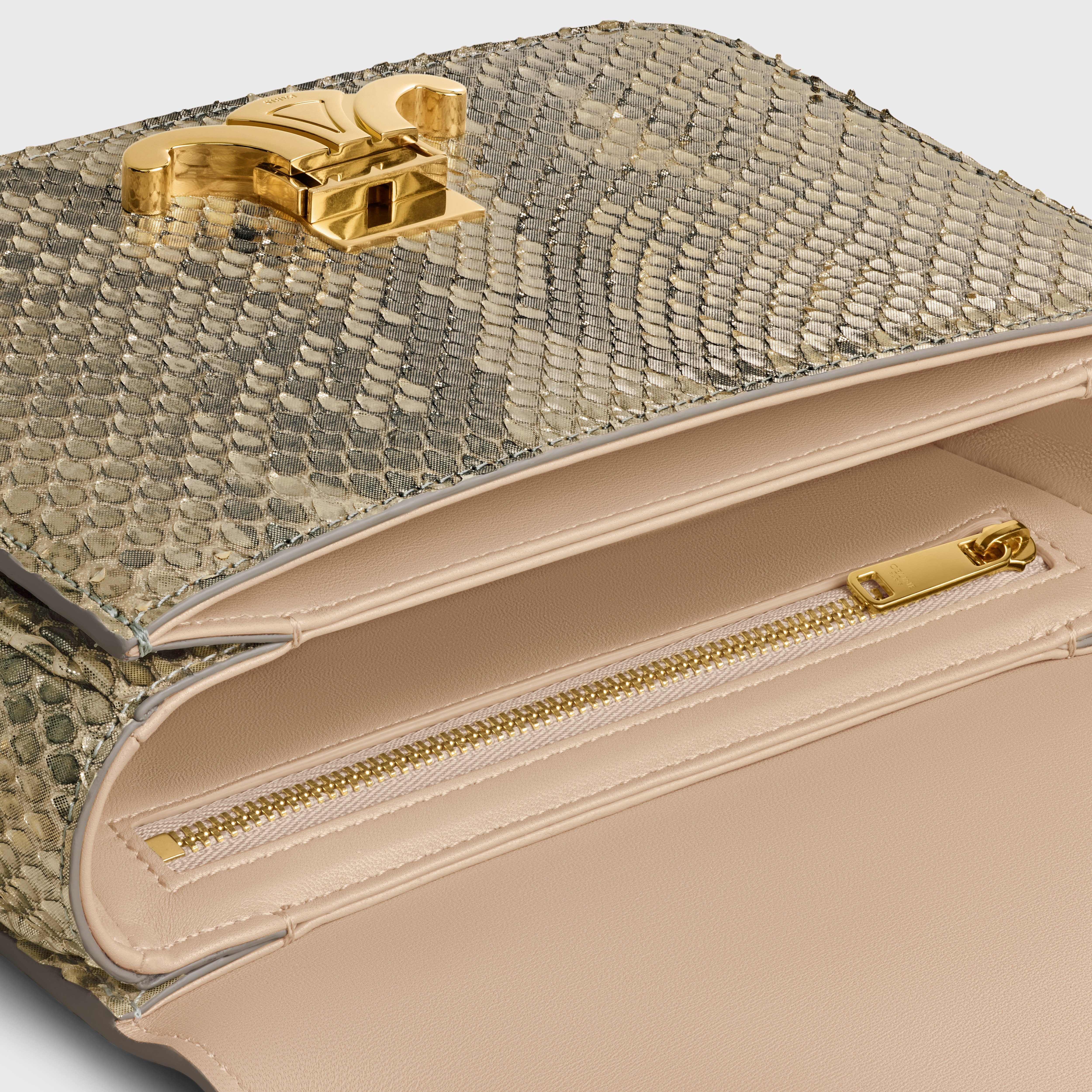 TEEN TRIOMPHE BAG IN pearly python - 4