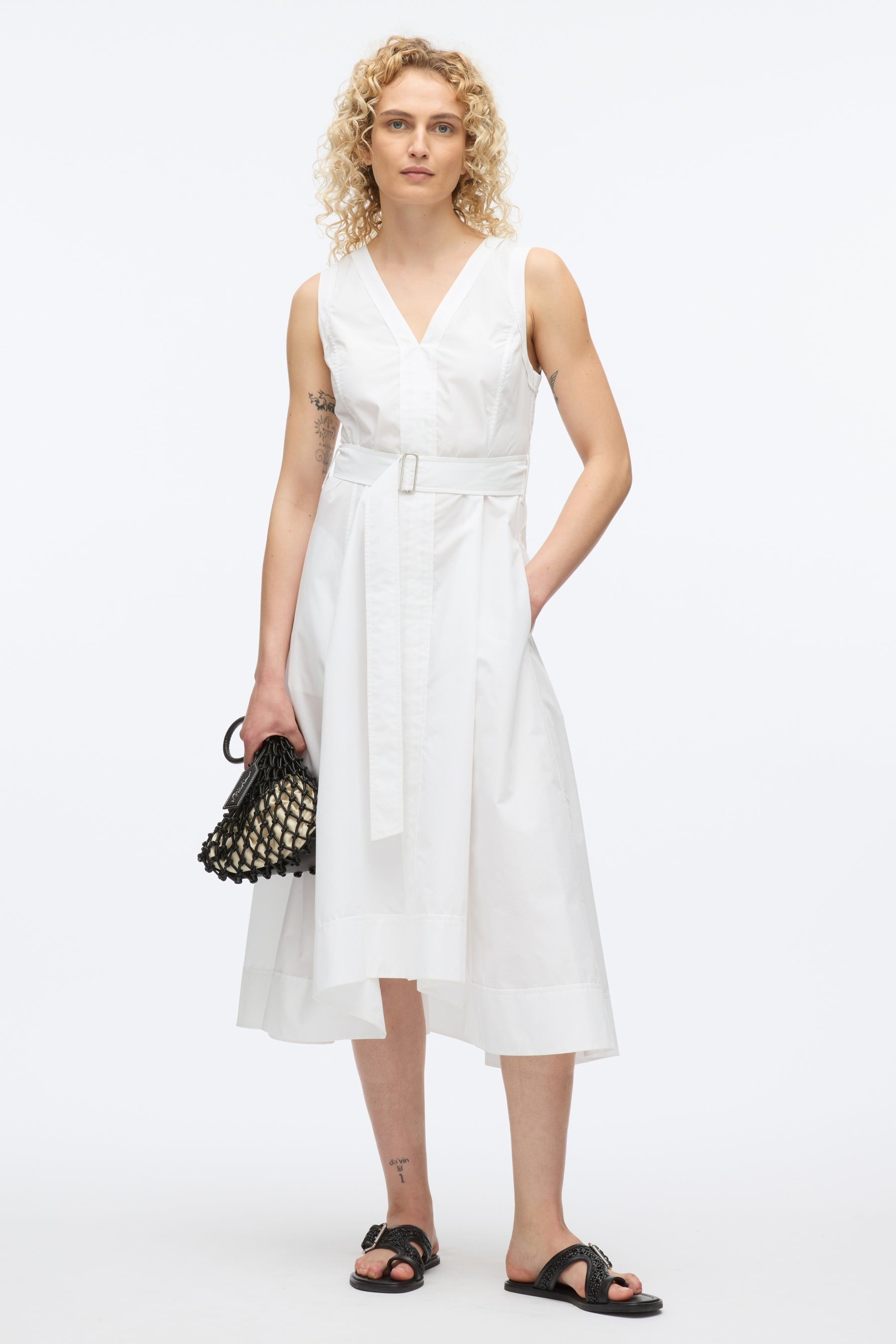 Crisscross Back Midi Dress - 5