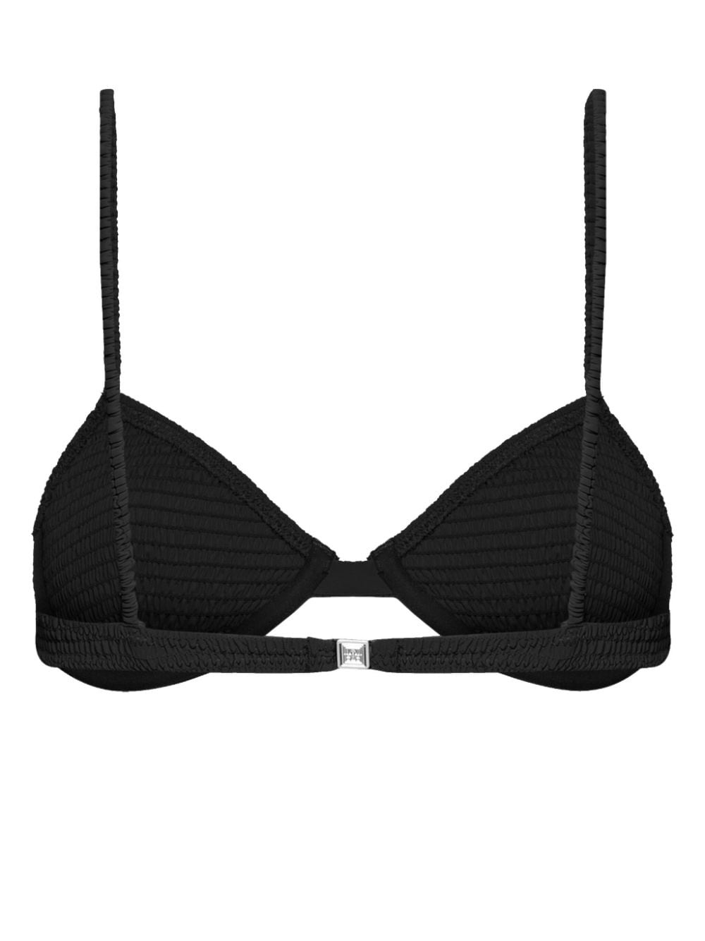 shirred bikini top - 2