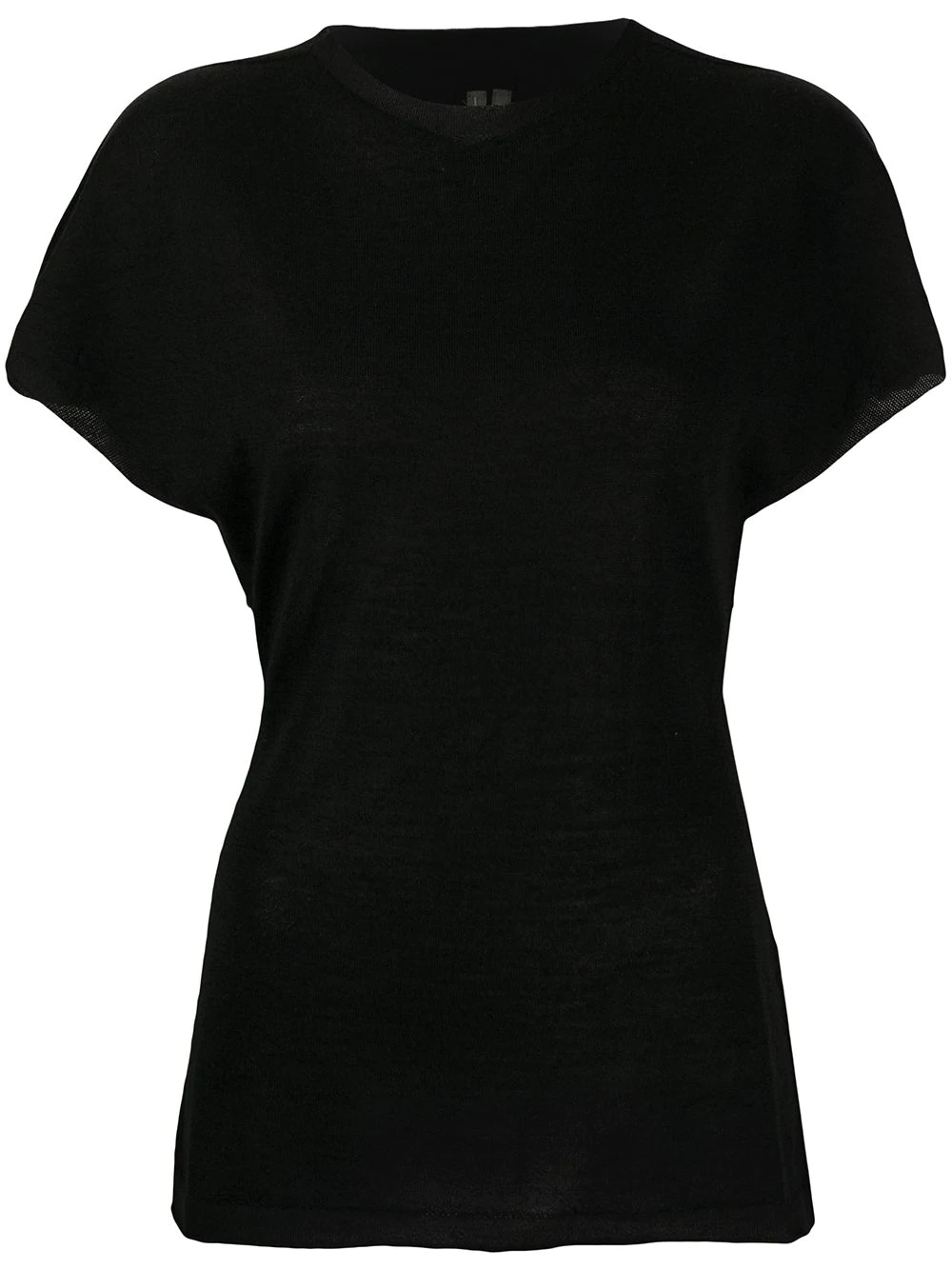 cashmere fine knit T-shirt - 1