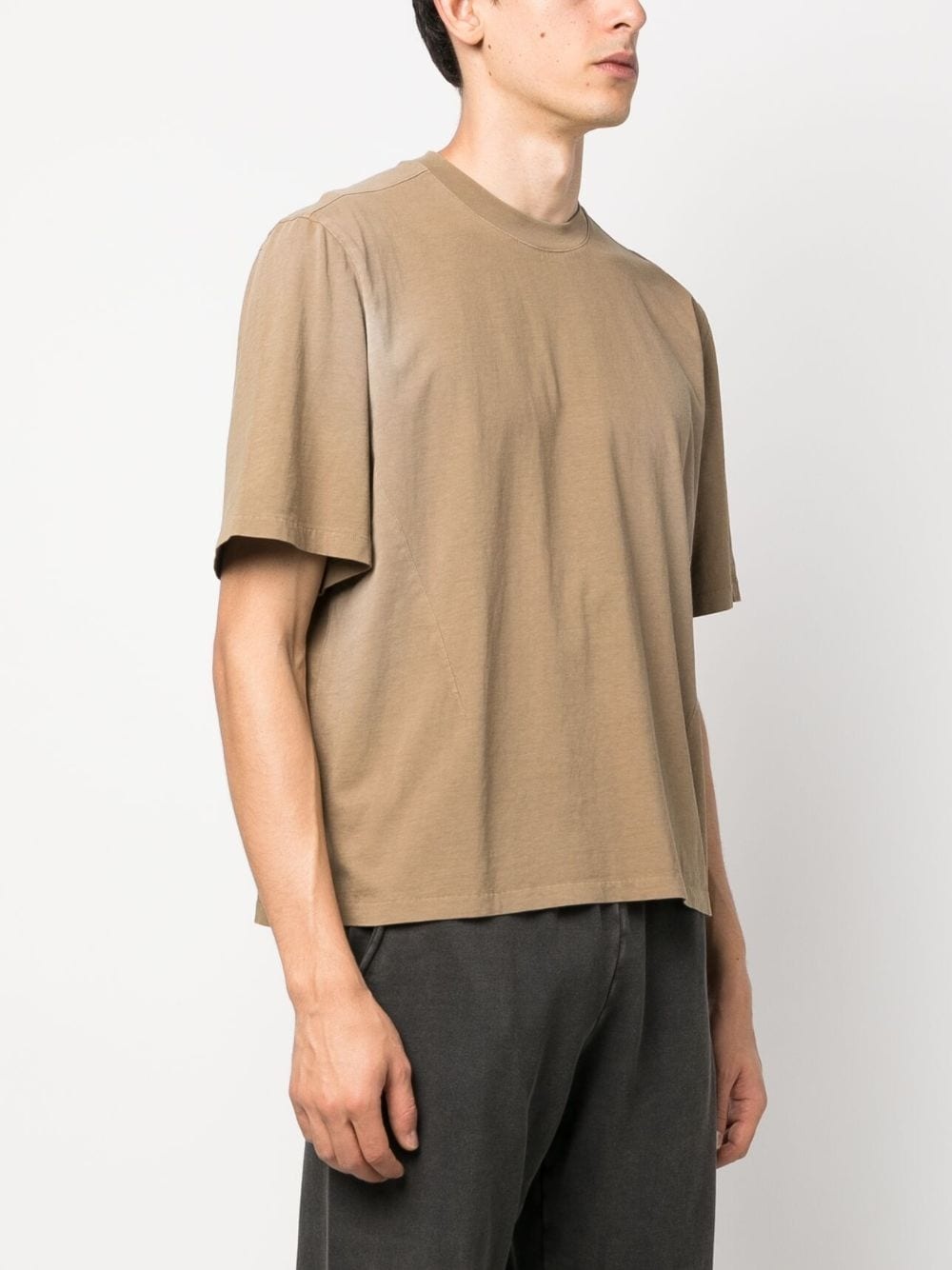 panelled short-sleeved T-shirt - 3