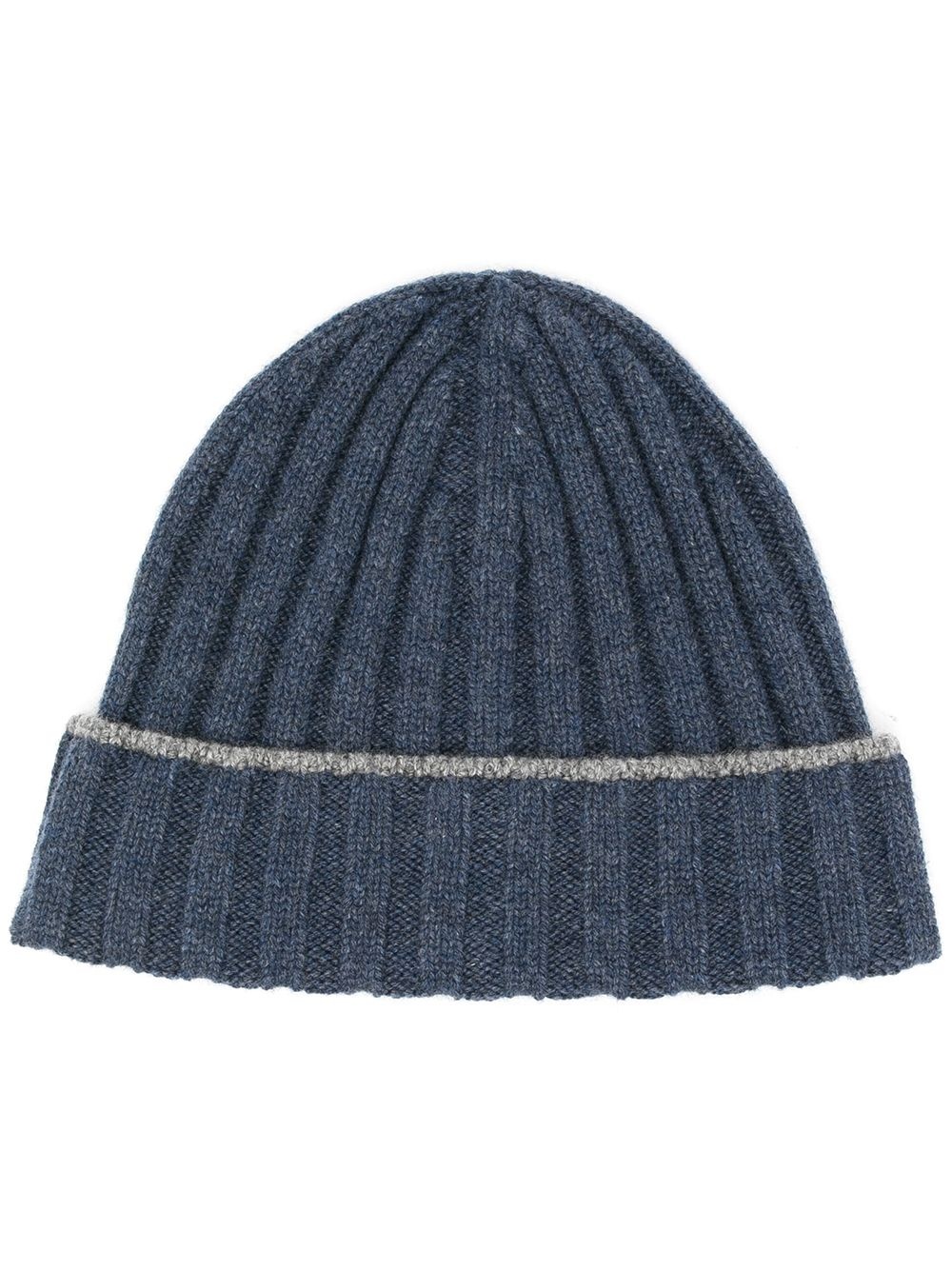 ribbed-knit cashmere beanie - 1