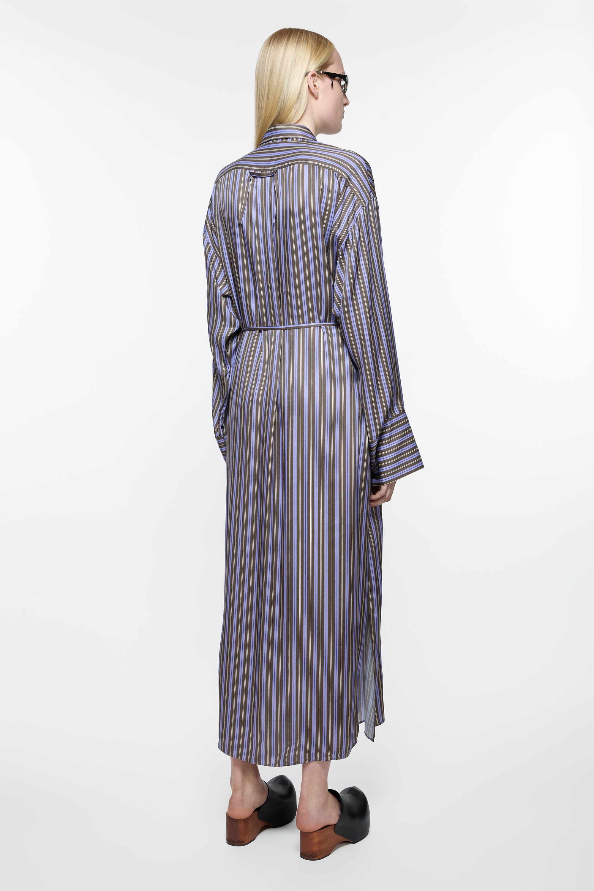 Shirt dress - Purple/Anthracite grey - 3