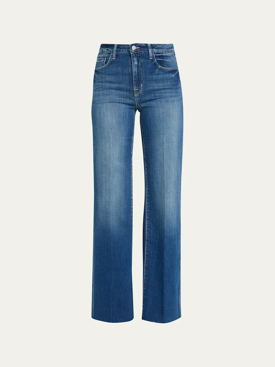 Scottie High Rise Wide-Leg Jeans - 1