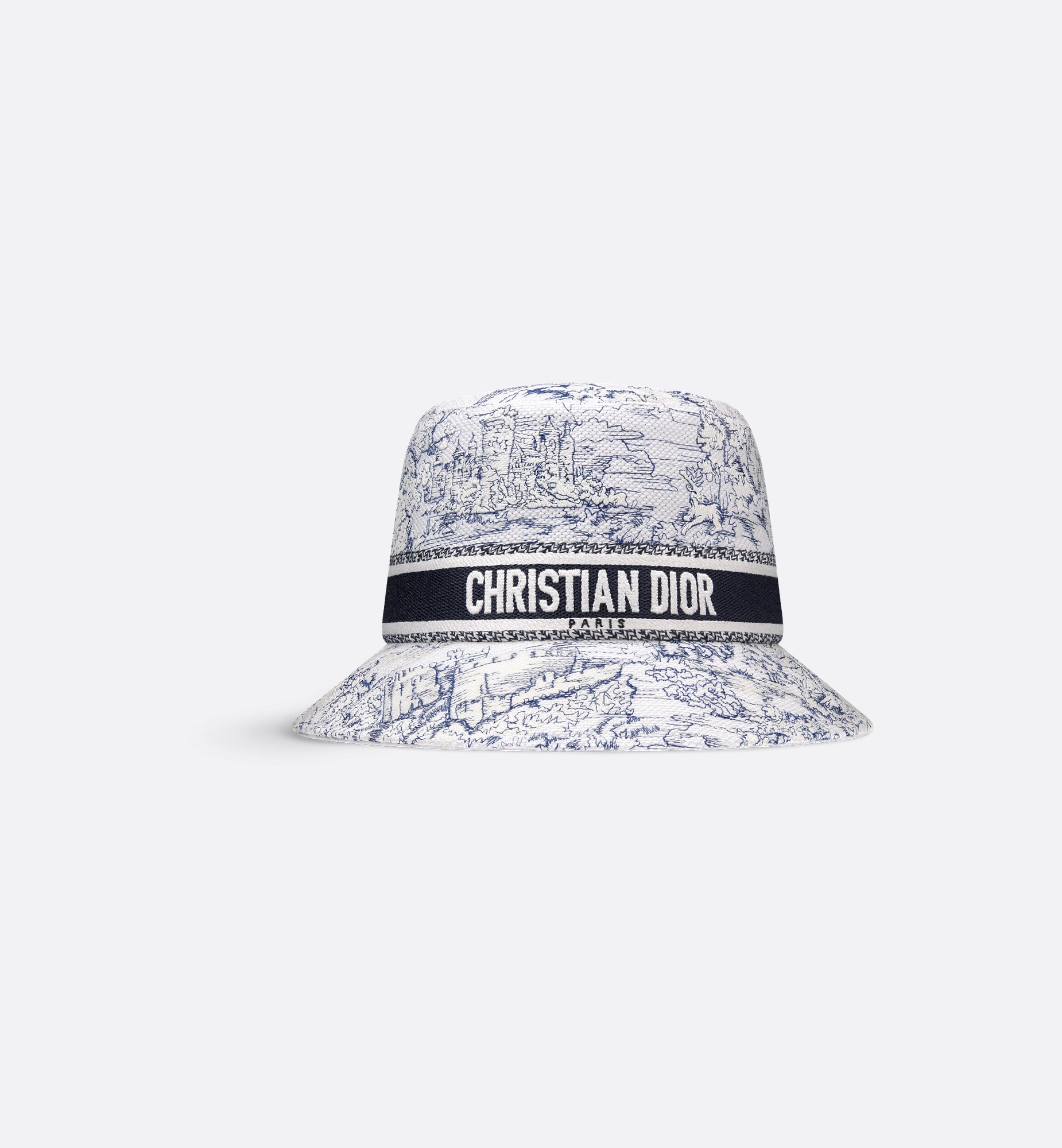 ハット Dior D-Bobby Toile De Jouy Scotland Dior D-Bobby Toile de Jouy Scotland Small-Brim Bucket Hat