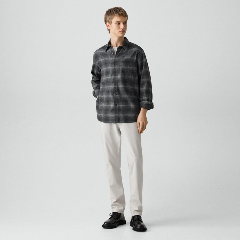 Theory Weekend Shirt in Faded Check outlook