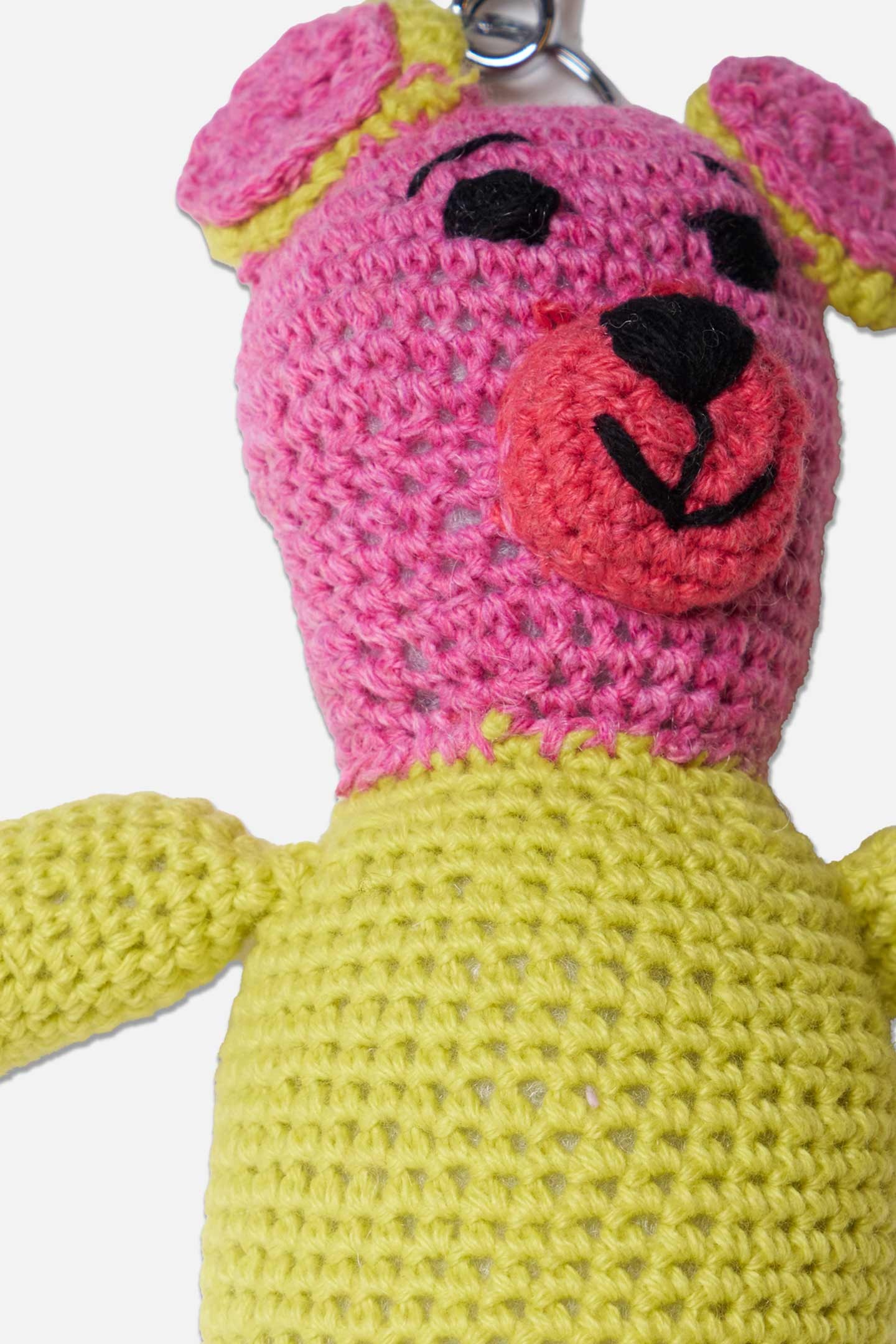 CROCHET TEDDY BEAR KEYCHAIN CHARM - 2