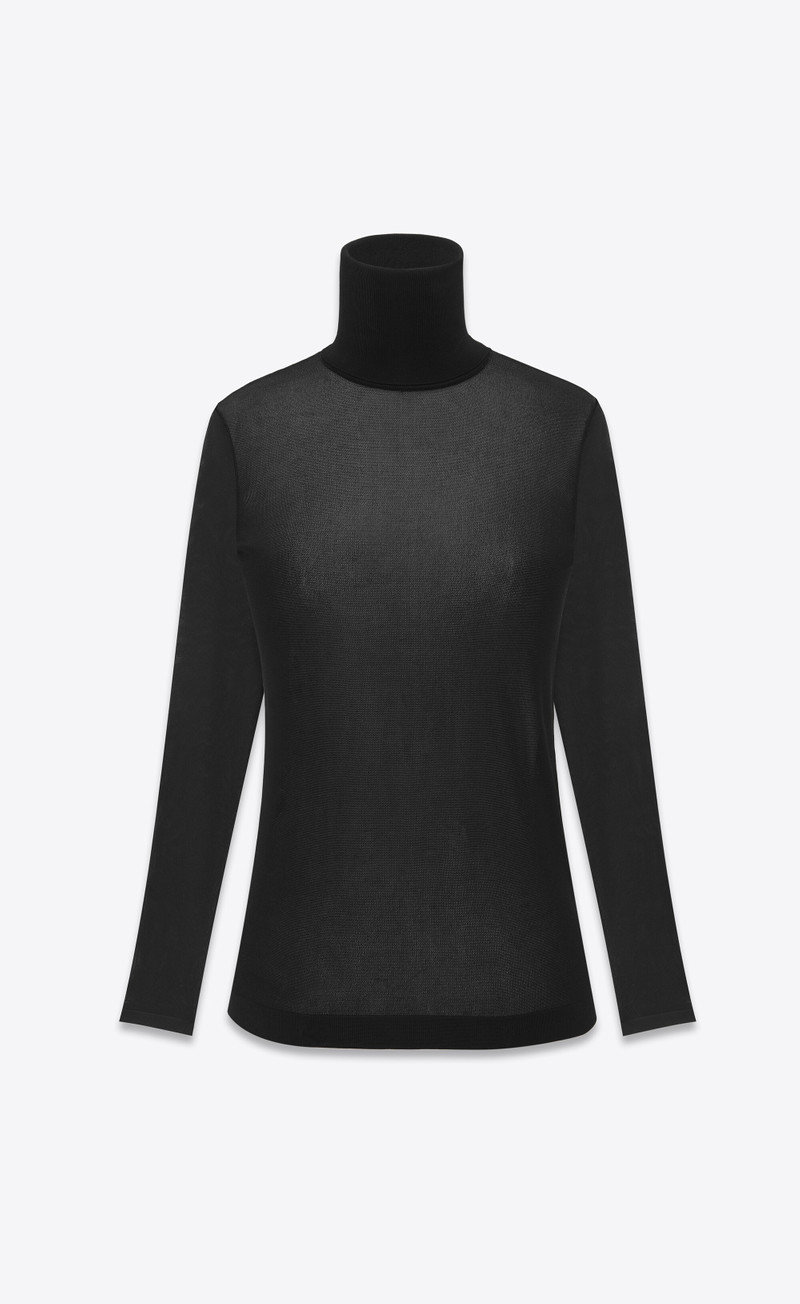 turtleneck top in knit 1