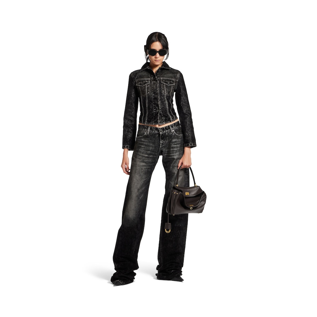 Women's Rodeo Small Handbag in Espresso - 7
