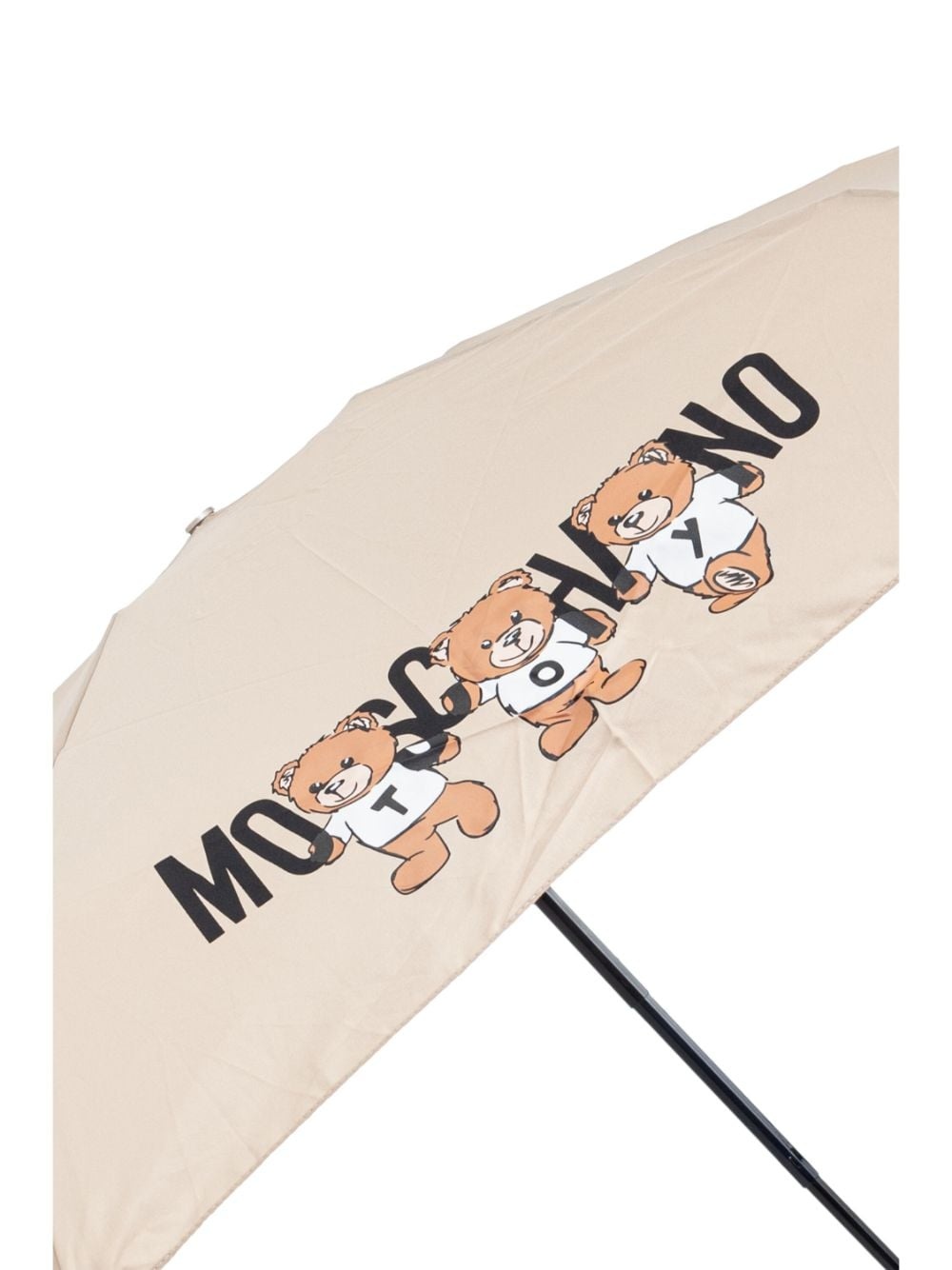 teddy bear-logo print compact umbrella - 4